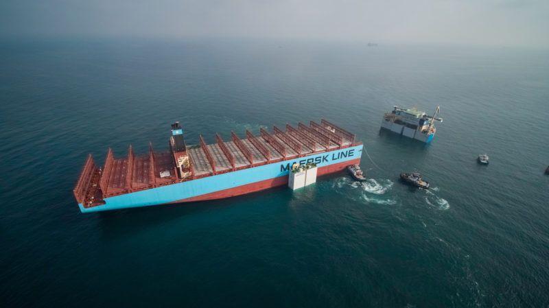 История одной аварии - Контейнеровозы, Maersk, Пожар, Восстановление, Длиннопост