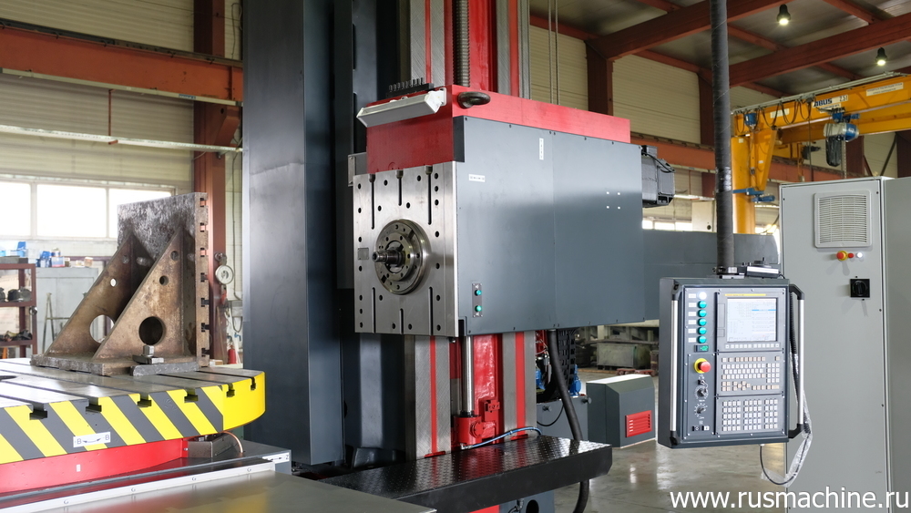 Horizontal boring machine 2A637 - before and after - My, Machine, CNC, Metalworking, Machine tool, Longpost