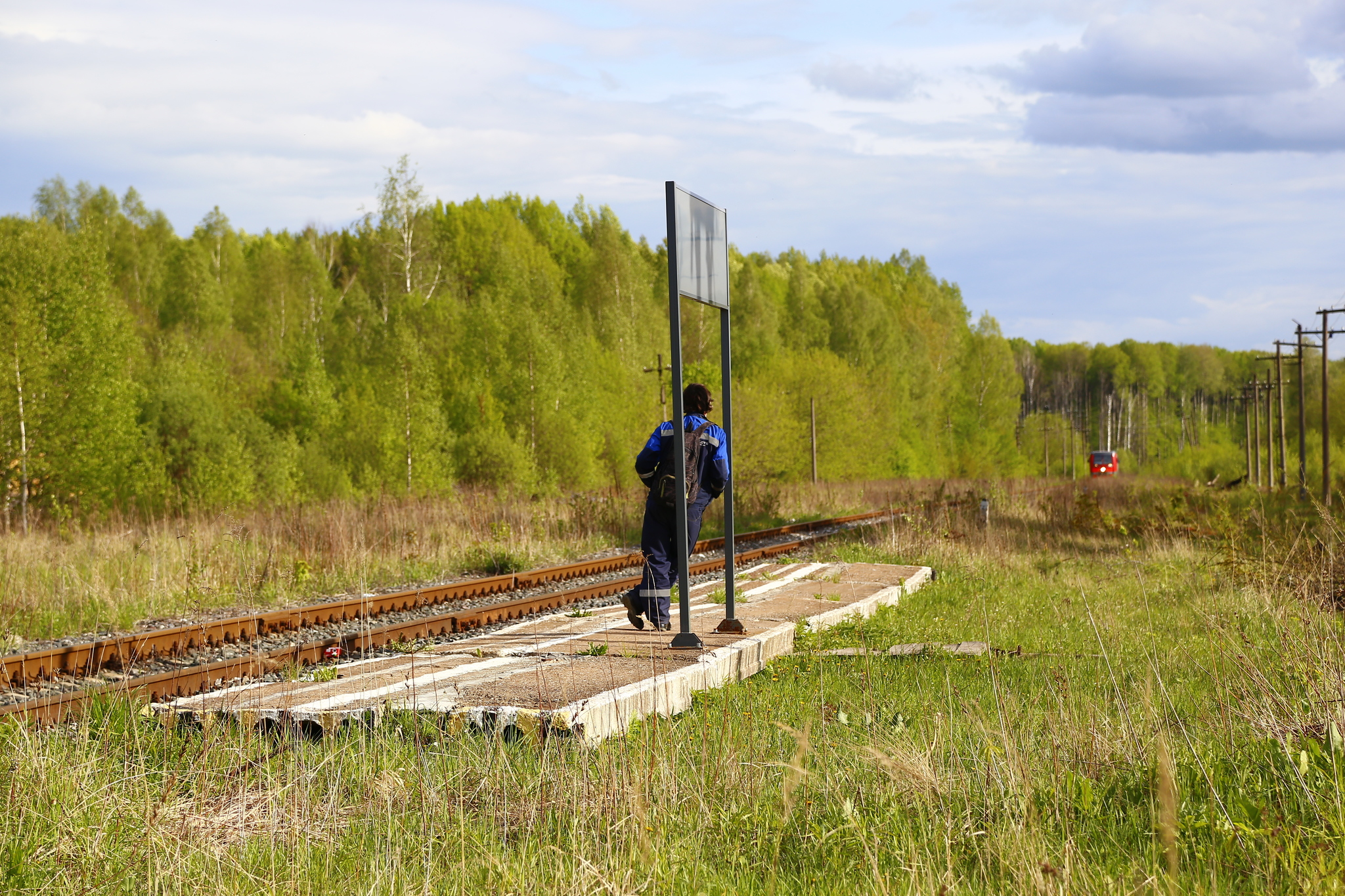 Photo hunt for RA-1 or a trip to the railway - My, Railway, Shatura, Locomotive, A train, Railcar, Trolley, RA1, Longpost