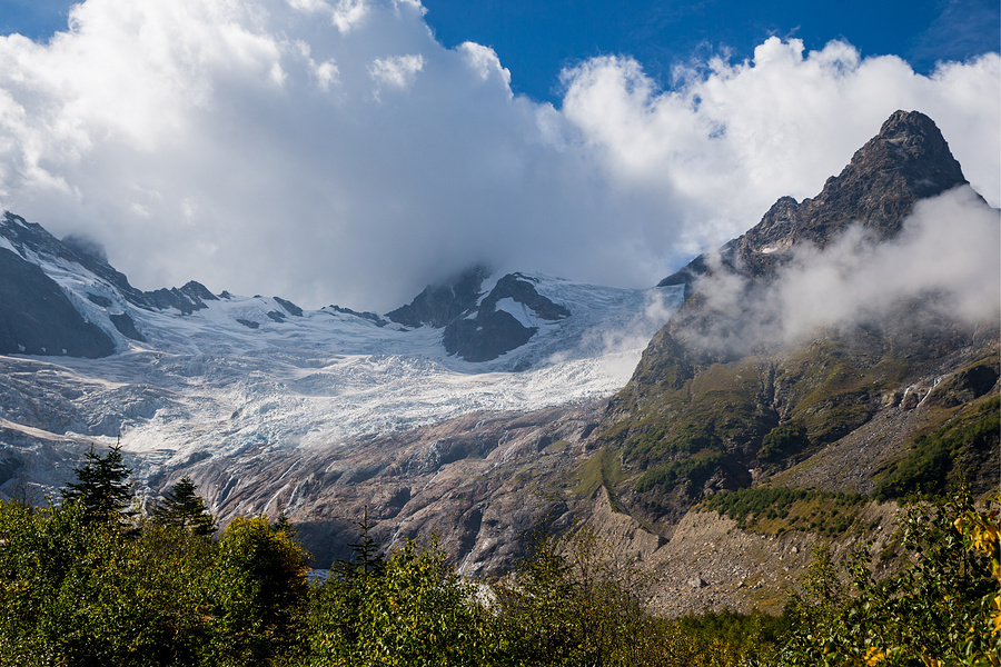 Cold beauty, or the most majestic glaciers of Russia - Nature, Glacier, The mountains, Elbrus, Travels, Ecology, Longpost