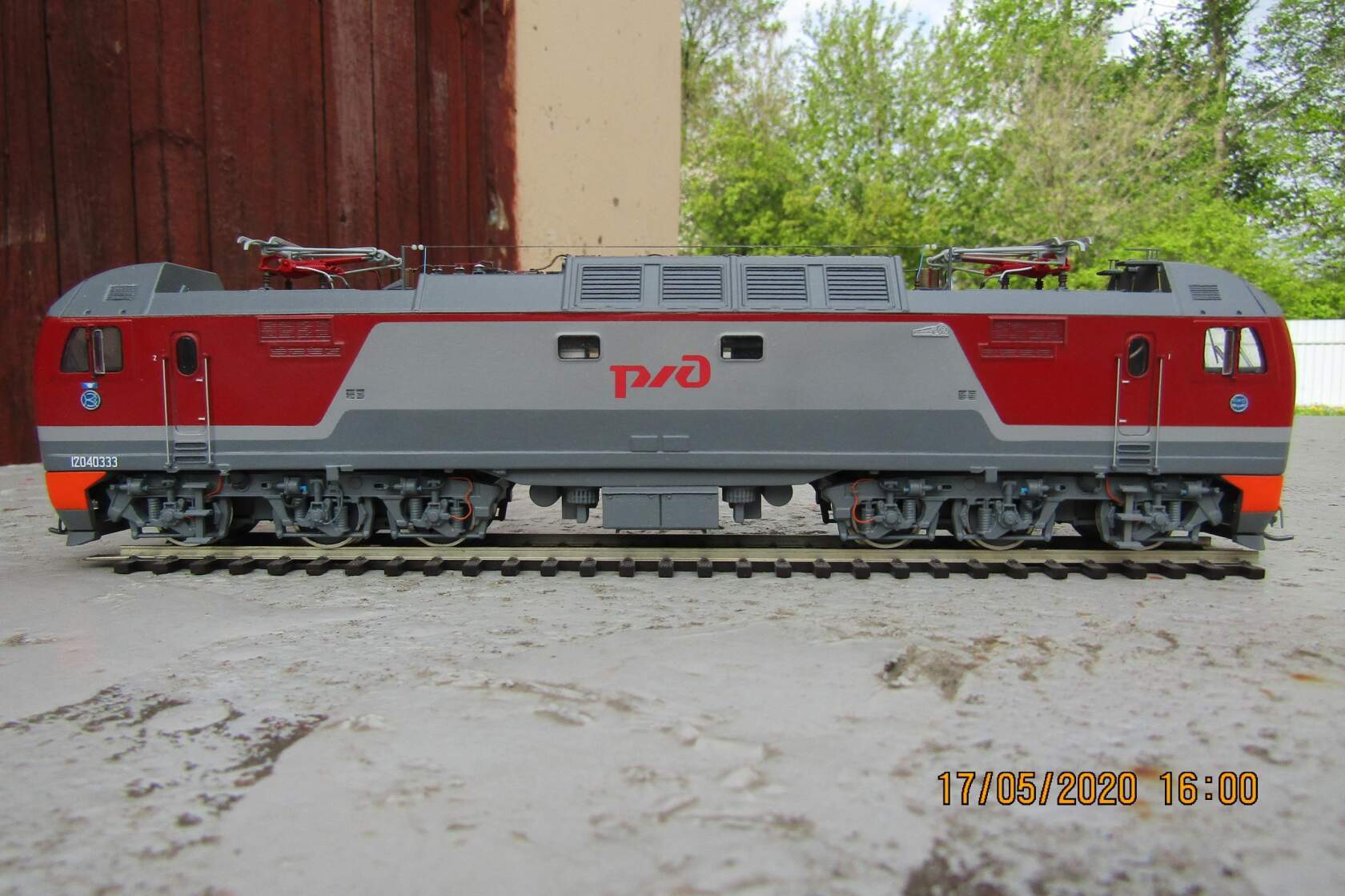 Current model of electric locomotive EP2K - My, Electric locomotive, Stand modeling, Passenger, Longpost