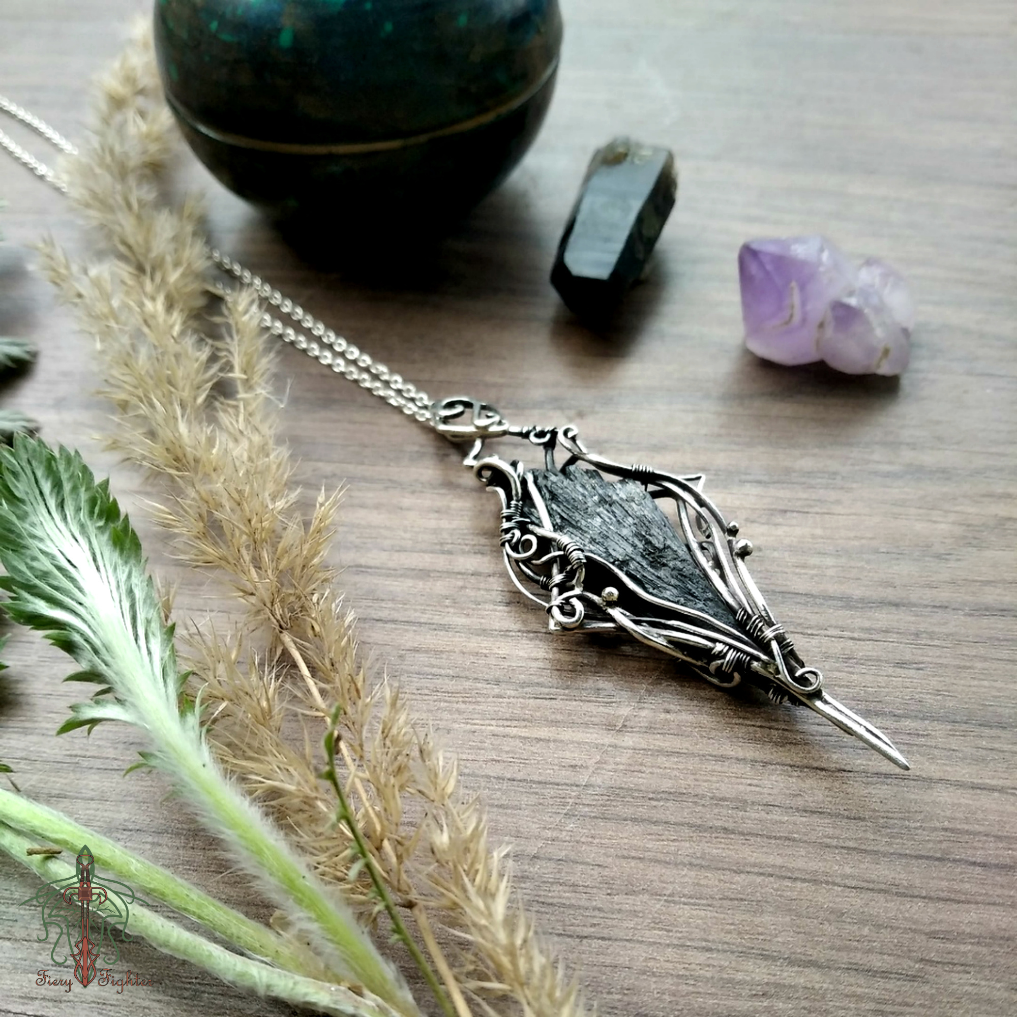 Pendant Tincture of Bat Claws or Elixir of Short Life - My, Pendant, Needlework with process, Handmade, Jewelry, Longpost