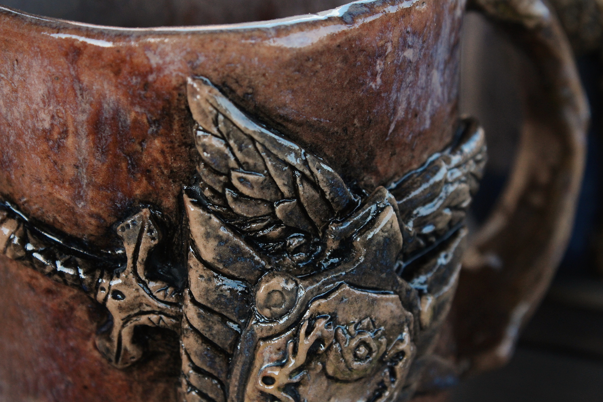 Custom paired mugs for a family of gamers. Lineage - My, Lineage 2, Line, Ruler, Longpost, Кружки, Mug with decor