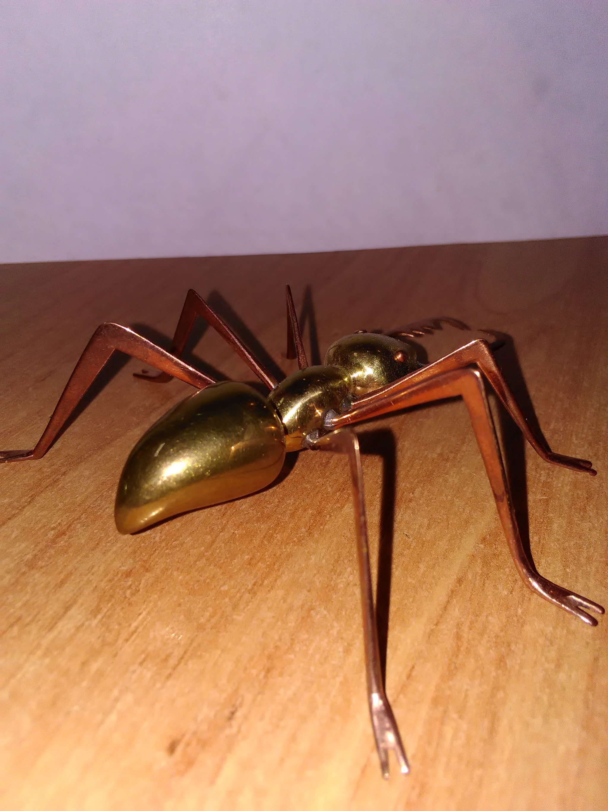 All-metal ant - My, With your own hands, Metalworking, Crafts, Handmade, Soldering, Longpost, Needlework without process