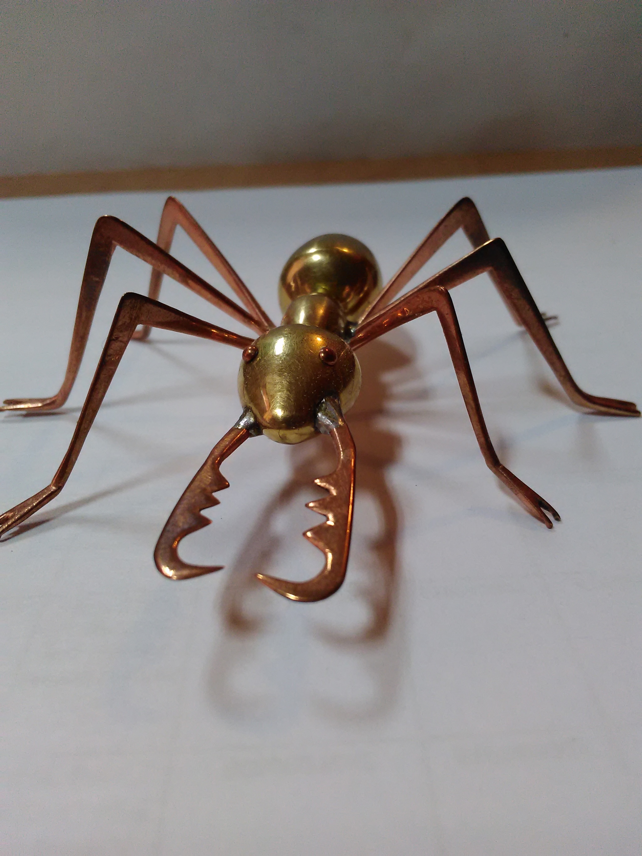 All-metal ant - My, With your own hands, Metalworking, Crafts, Handmade, Soldering, Longpost, Needlework without process