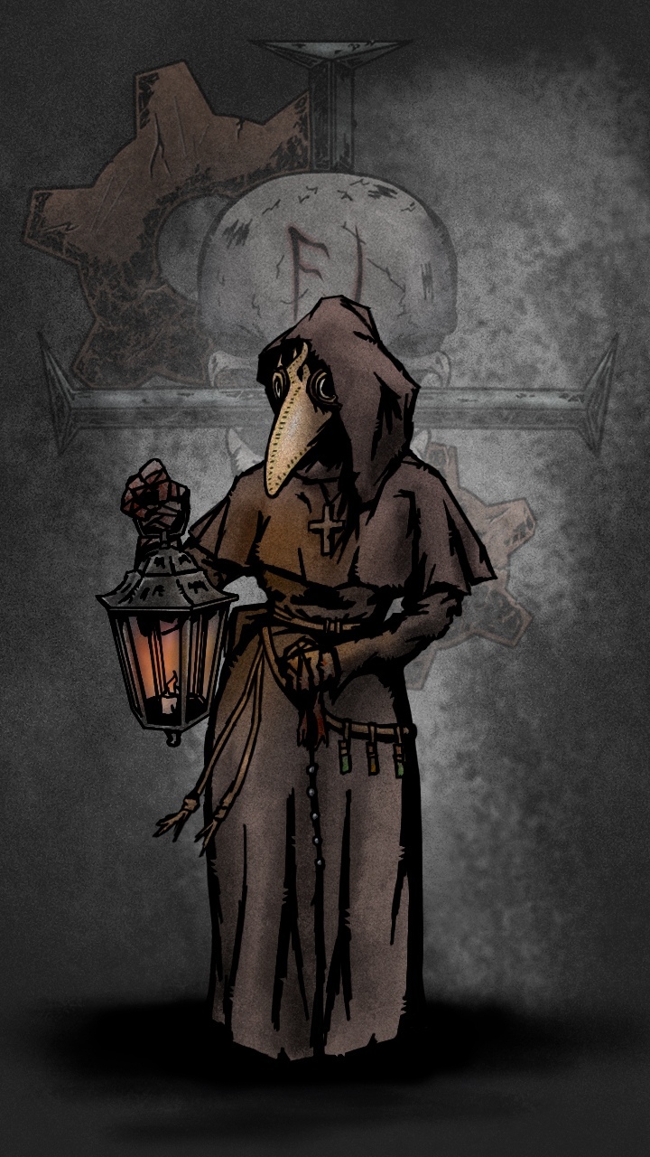 Plague Gear (DD-version) - Darkest dungeon, Plague Doctor, Art, Fan art, Fantasy, Dark fantasy, Longpost