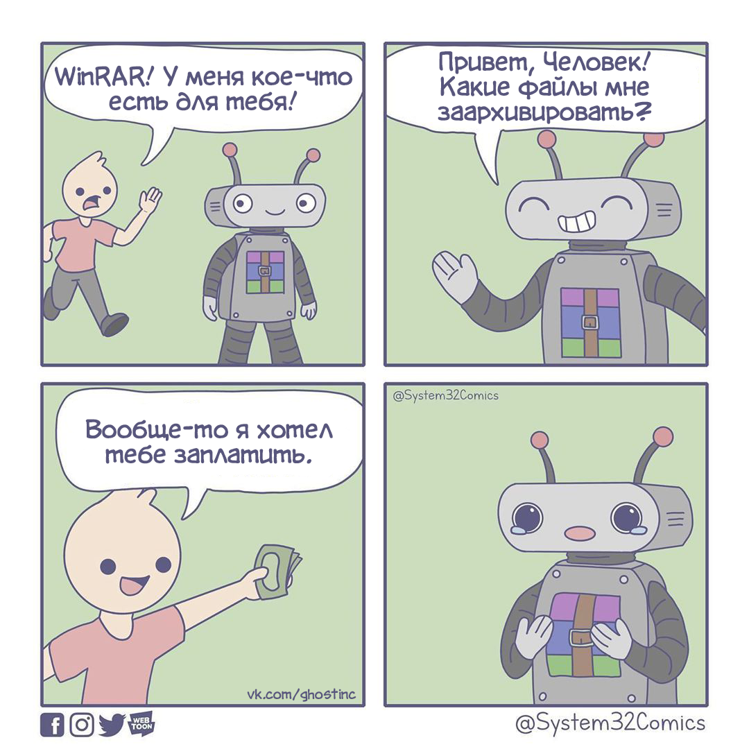 WinRAR - Comics, Translated by myself, System32comics, Winrar