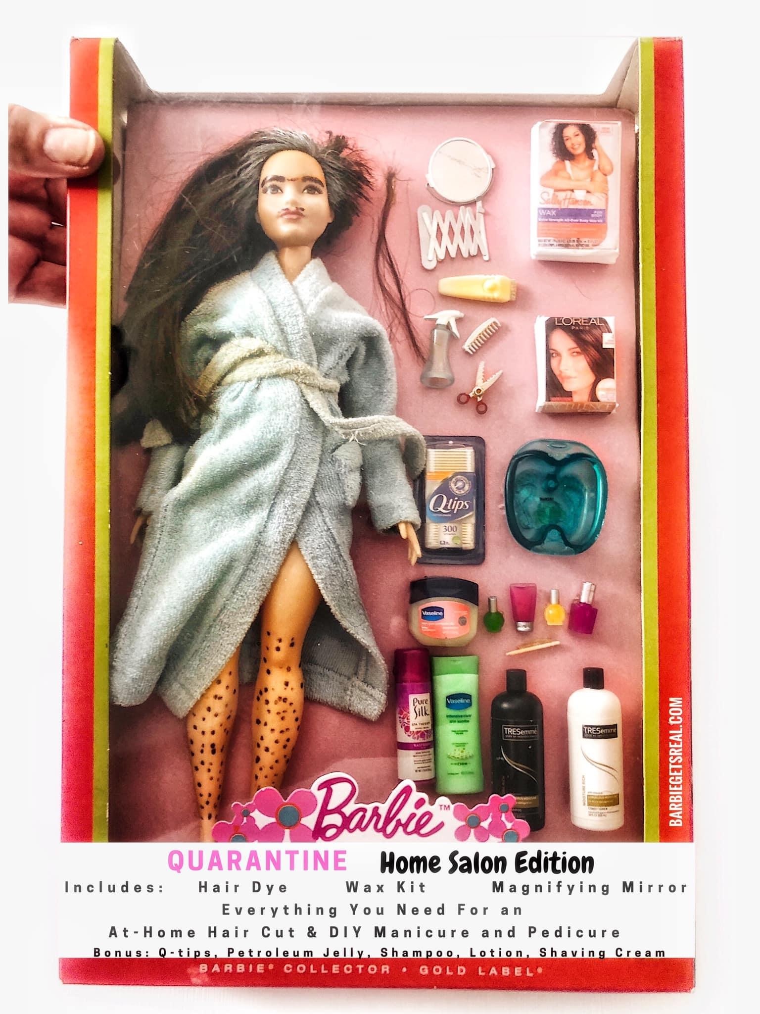 New quarantine Barbie... - Barbie, Quarantine, Self-isolation, Longpost