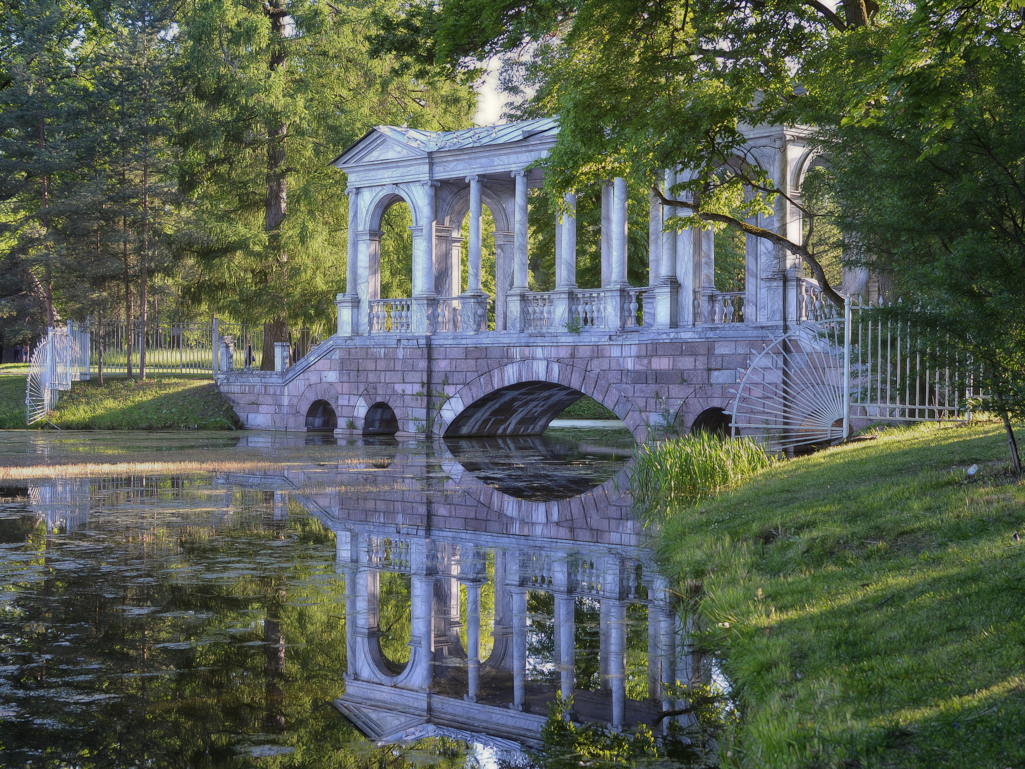 Tsarskoe Selo Pushkin. Nikon D5100 18-55mm & 35mm 1.8 - My, Tsarskoe Selo, Nikon d5100, Catherine Park, Pyramid, Pergola, Reflection, Longpost