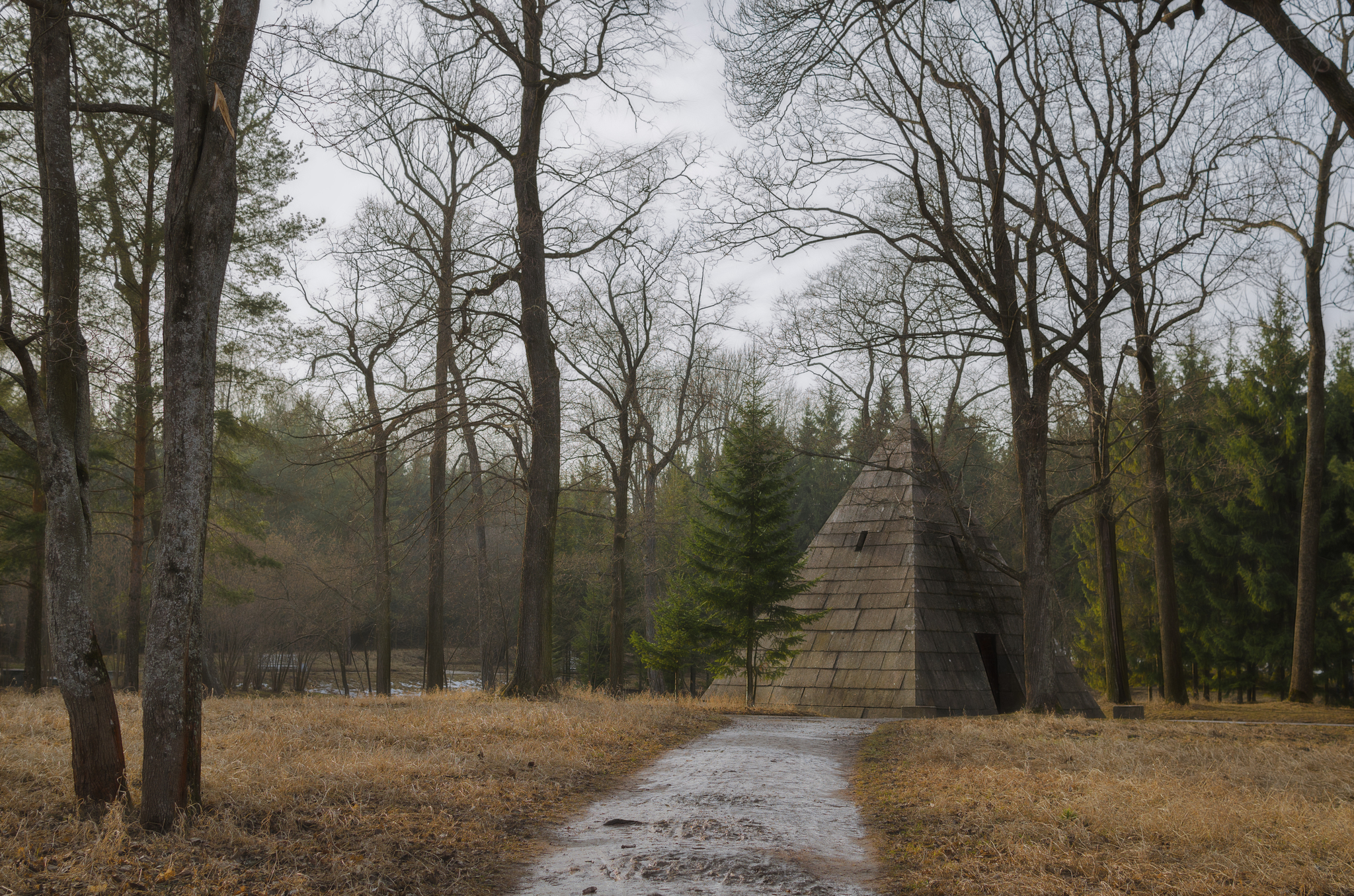 Tsarskoe Selo Pushkin. Nikon D5100 18-55mm & 35mm 1.8 - My, Tsarskoe Selo, Nikon d5100, Catherine Park, Pyramid, Pergola, Reflection, Longpost