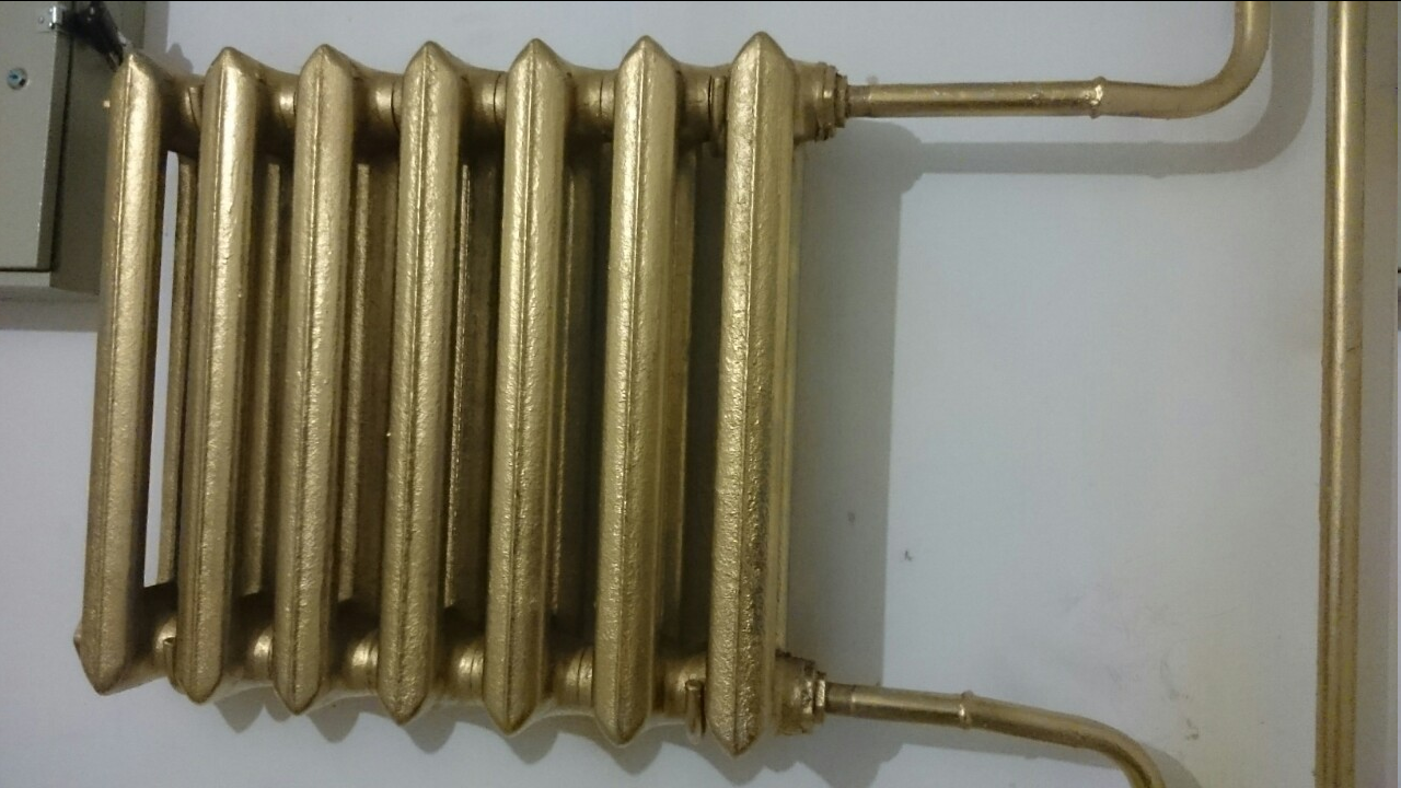 Golden battery, golden! - My, Radiator, Entrance, Longpost