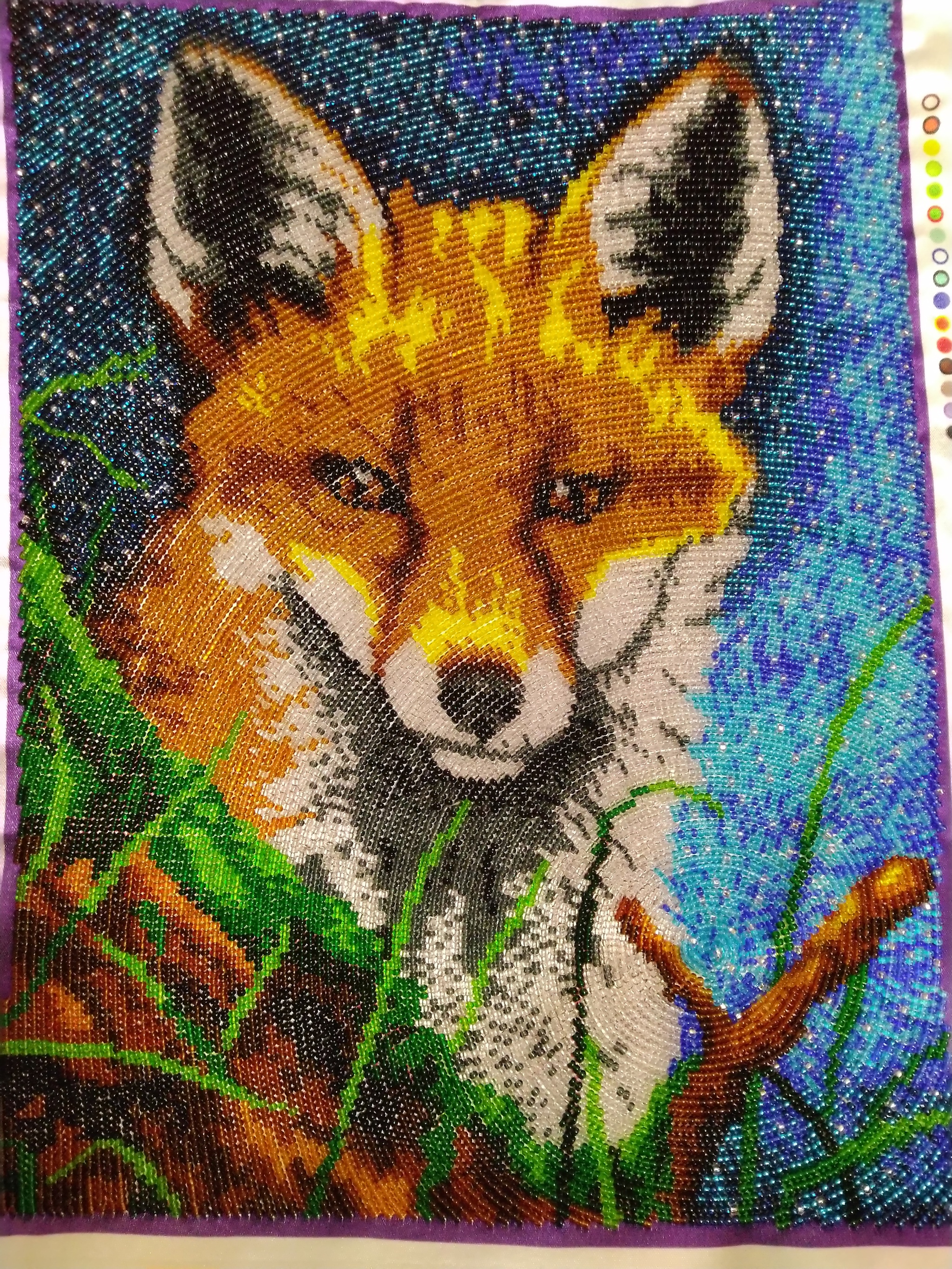 My beloved fox :) - My, Beadwork, Dreams Come True, Longpost, Needlework without process