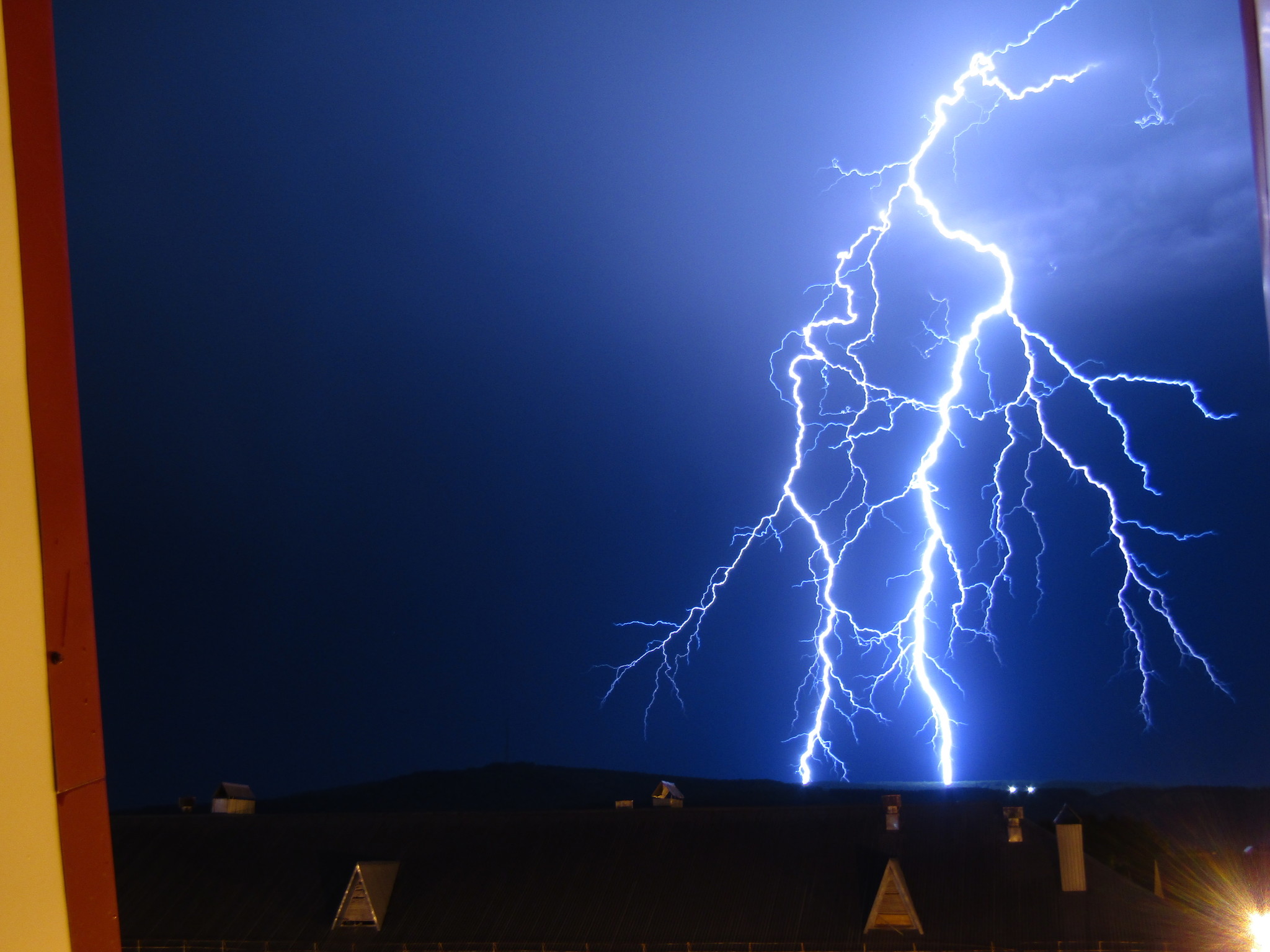 Thunderstorm over Almetyevsk - My, Thunderstorm, Lightning, Almetyevsk, Longpost