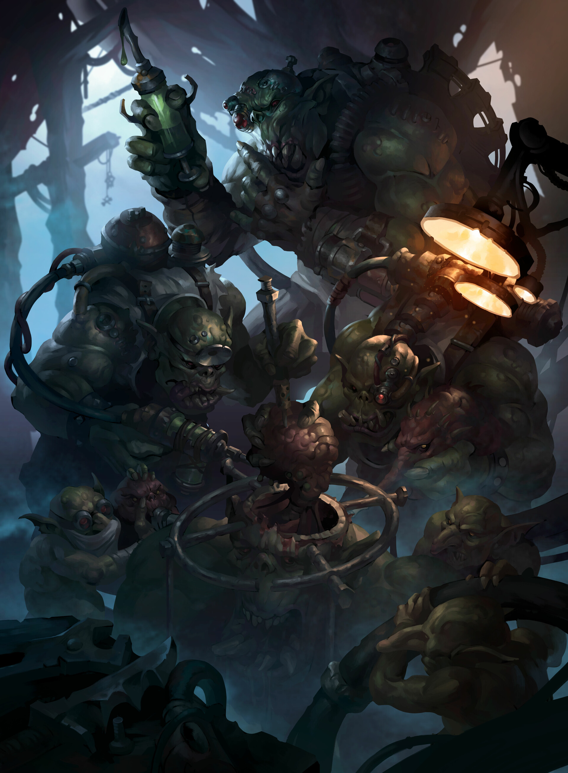 Mad doc - Warhammer 40k, Wh Art, Orcs, Alexey Kruglov