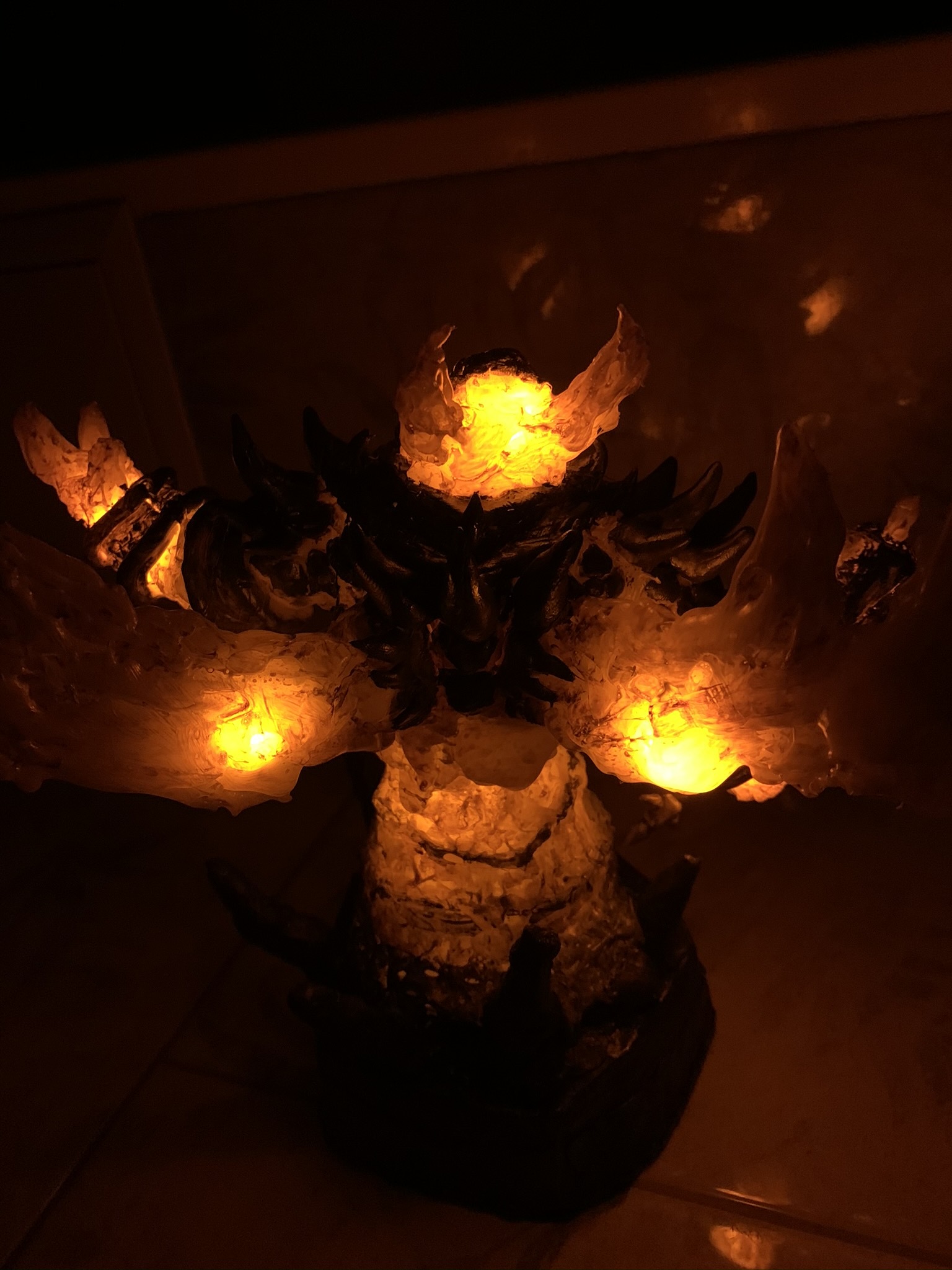 Ragnaros from World of Warcraft - My, Handmade, Figurines, Ragnaros, Warcraft, Sculpture, Longpost, Video