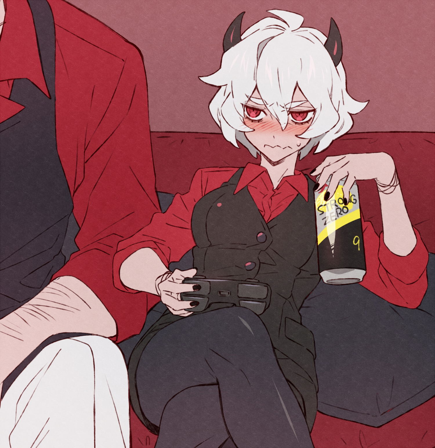 It's hard to get used to the controller - Helltaker, Vanripper, Malina, Art, Games