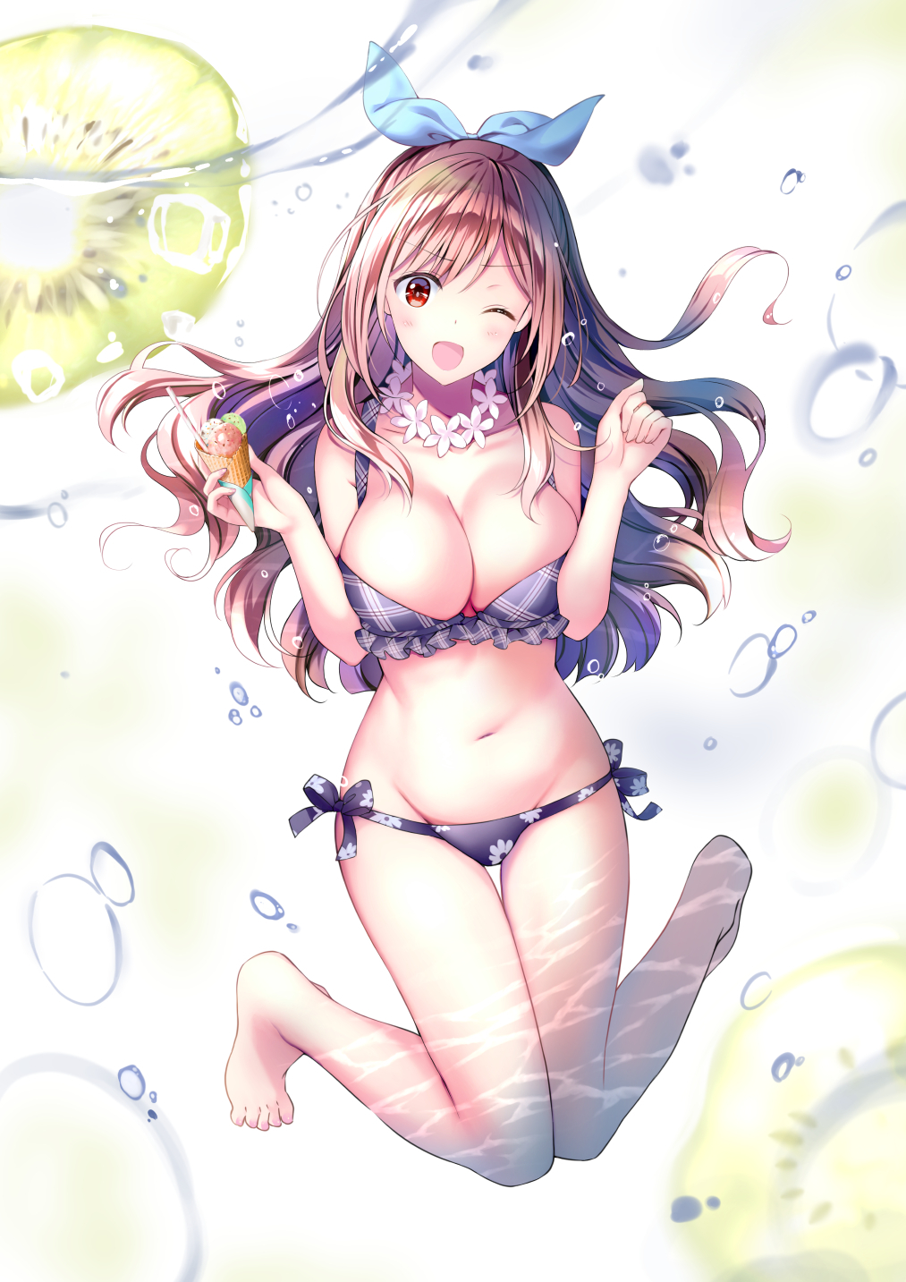 ART's by REI@ part 2 - NSFW, Anime, Anime art, Swimsuit, Underwear, Pantsu, Breast, Animal ears, Yuri, Longpost