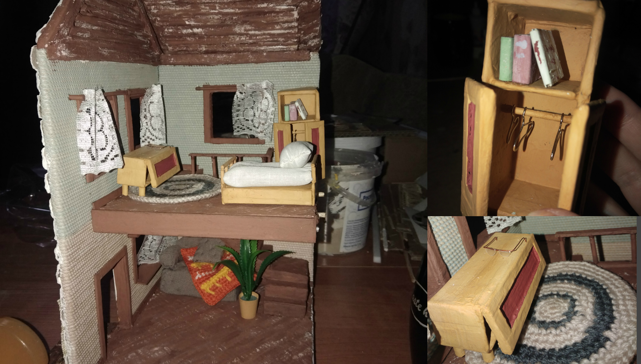 Мебель из бумаги для кукольного домика (72 фото)