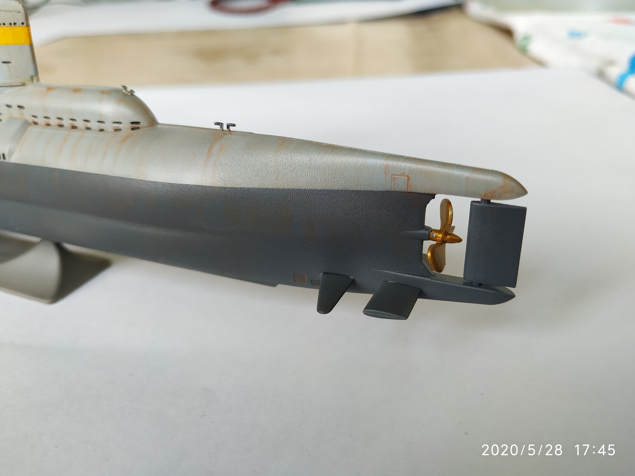 Model submarine TYPE XXIII 1:144 from Revell - Ship modeling, Stand modeling, Scale model, Modeling, Revell, Longpost, Submarine