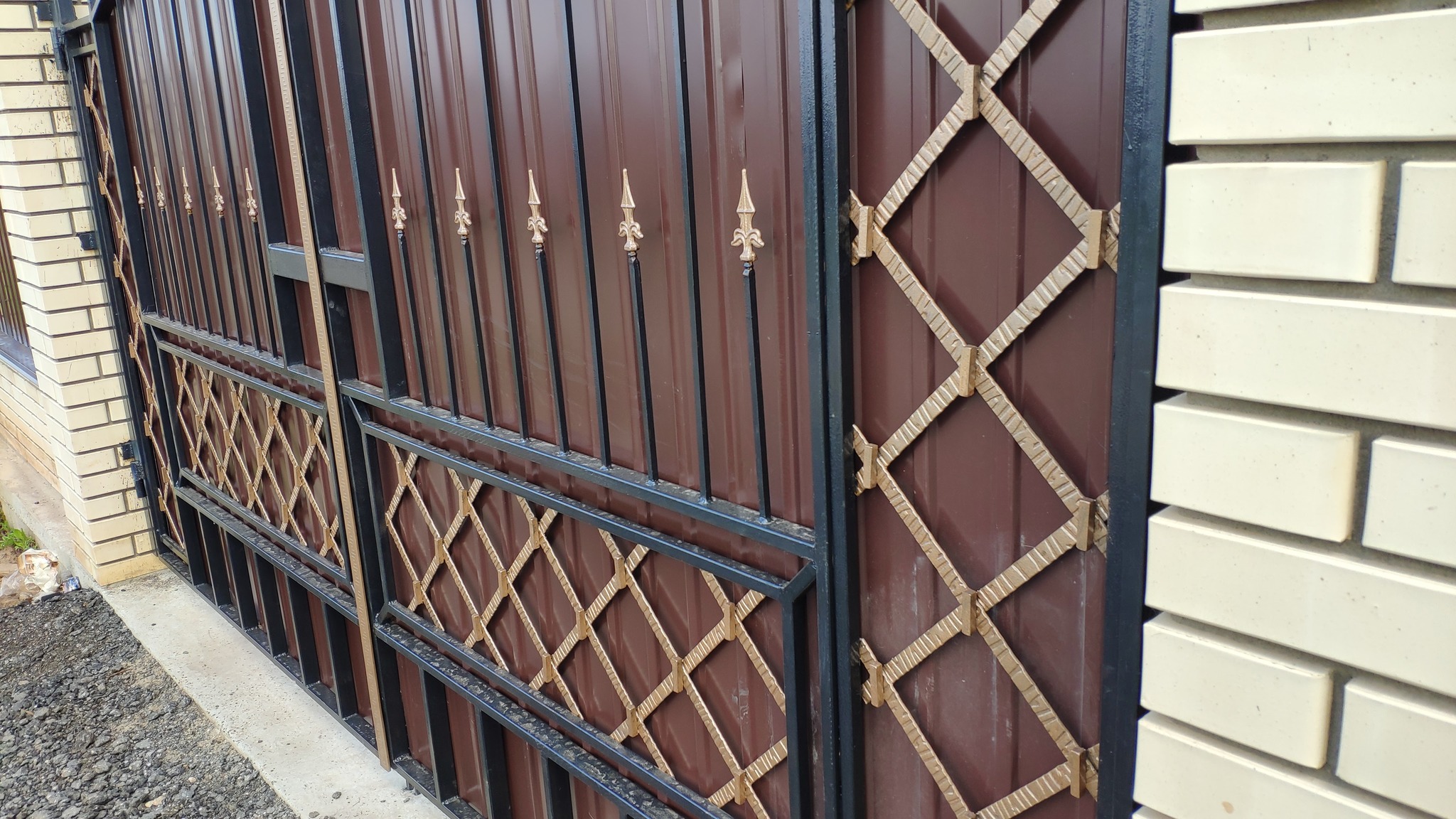 Wicket and swing gates - My, Welding, Building, Gate, Gates, Longpost