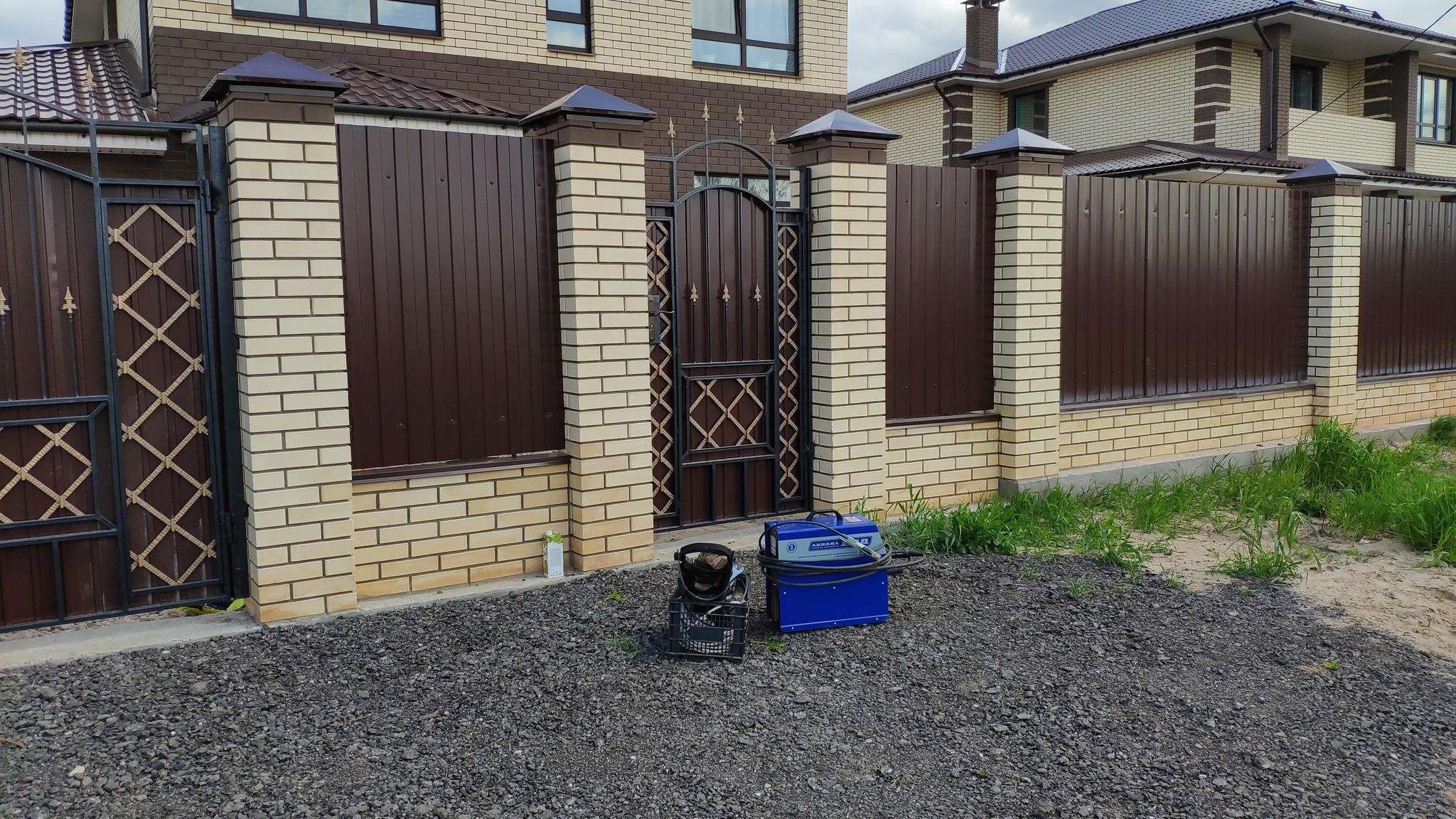 Wicket and swing gates - My, Welding, Building, Gate, Gates, Longpost