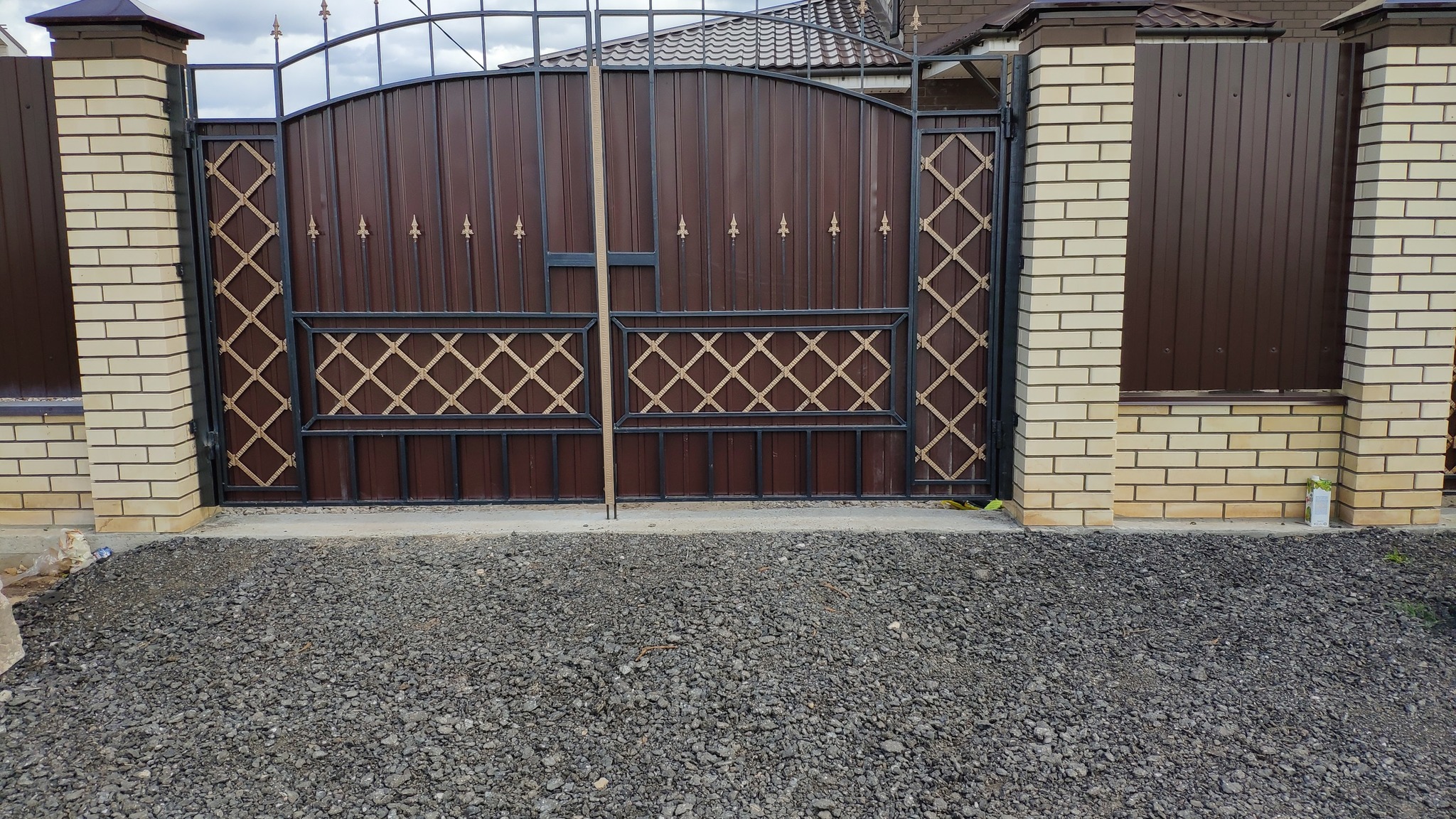 Wicket and swing gates - My, Welding, Building, Gate, Gates, Longpost