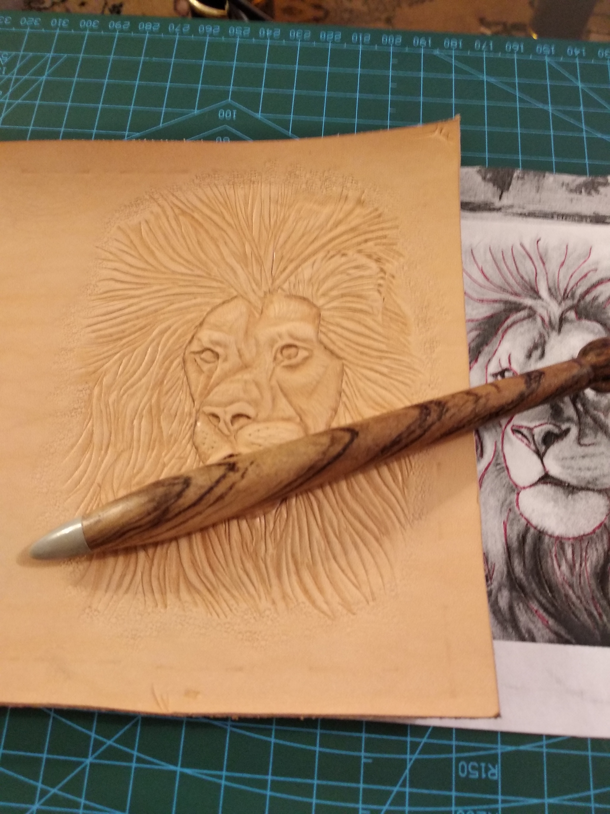 Lion's try! - My, The lion king, Needlework without process, With your own hands, Needlework, Longpost