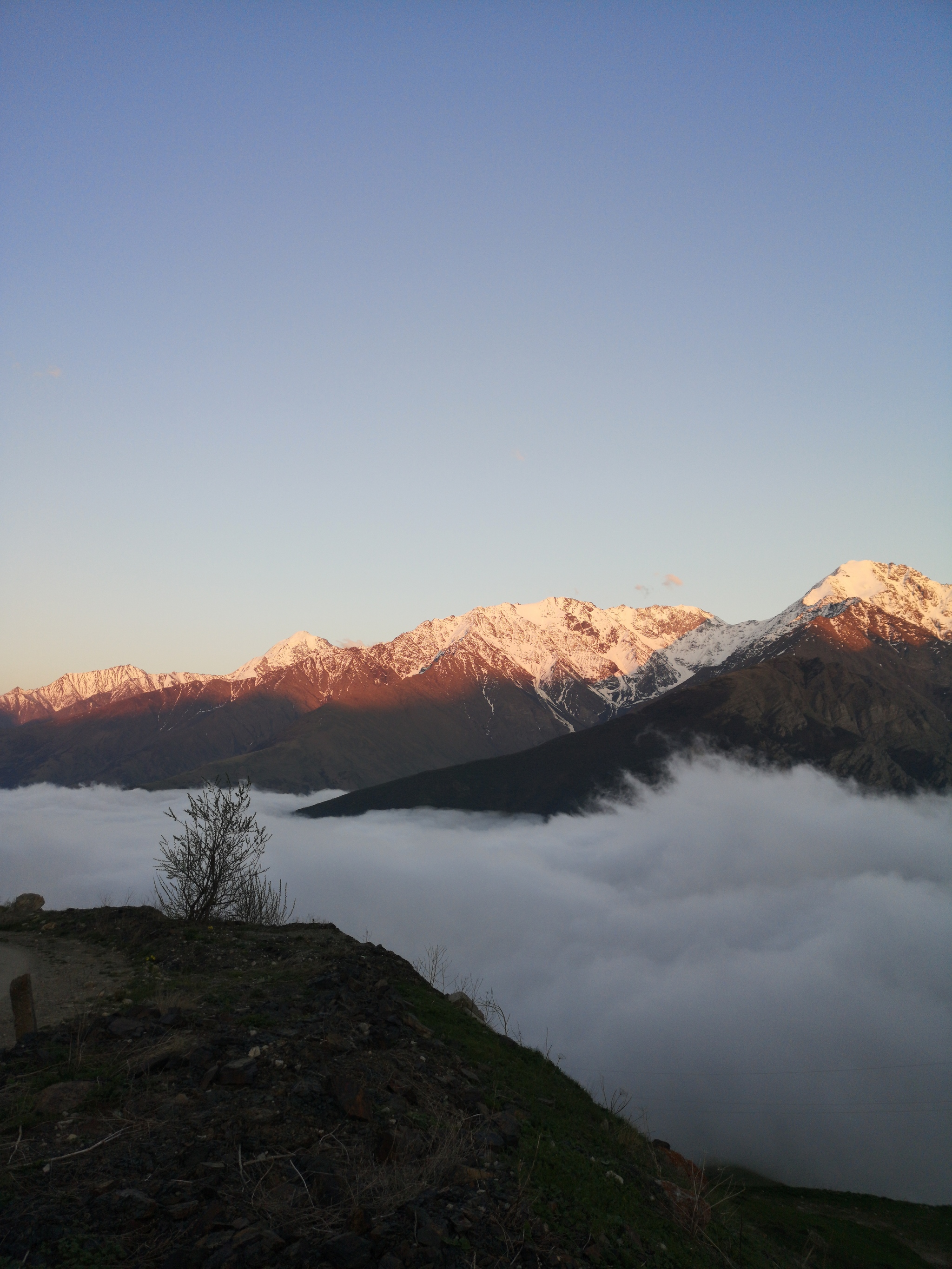 Above the Clouds 2 - My, The nature of Russia, North Ossetia Alania, Ossetia, The mountains, Mobile photography, Huawei p20 PRO, Video, Longpost