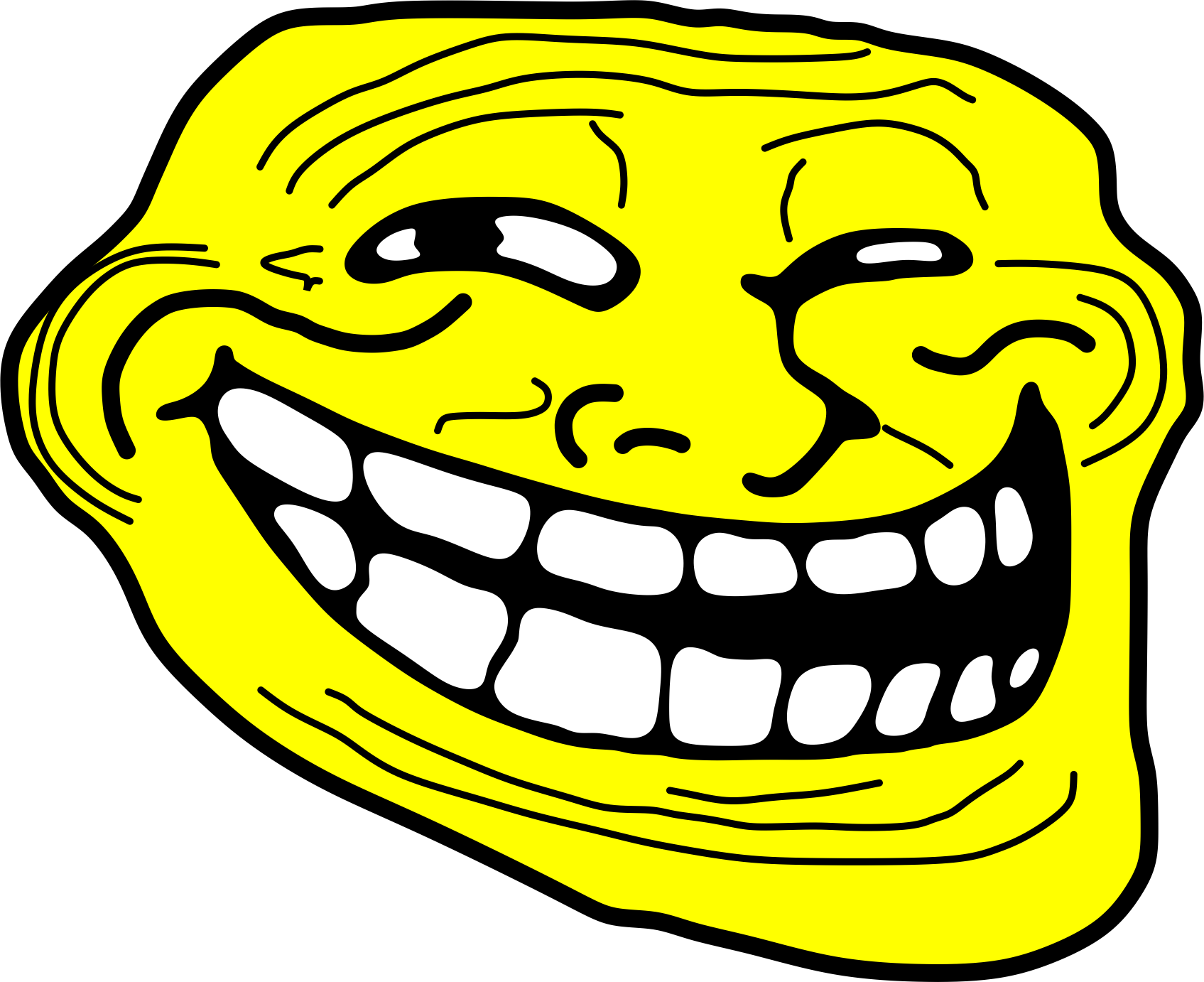 Мем Trollface | Пикабу