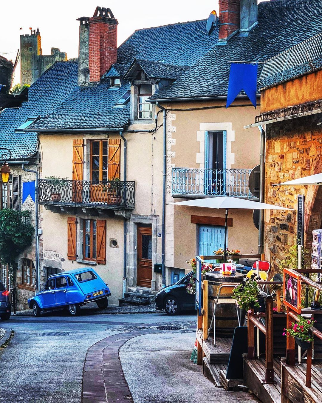 Village and fortress Najac. France - France, Travels, Locks, Fortress, Video, Longpost