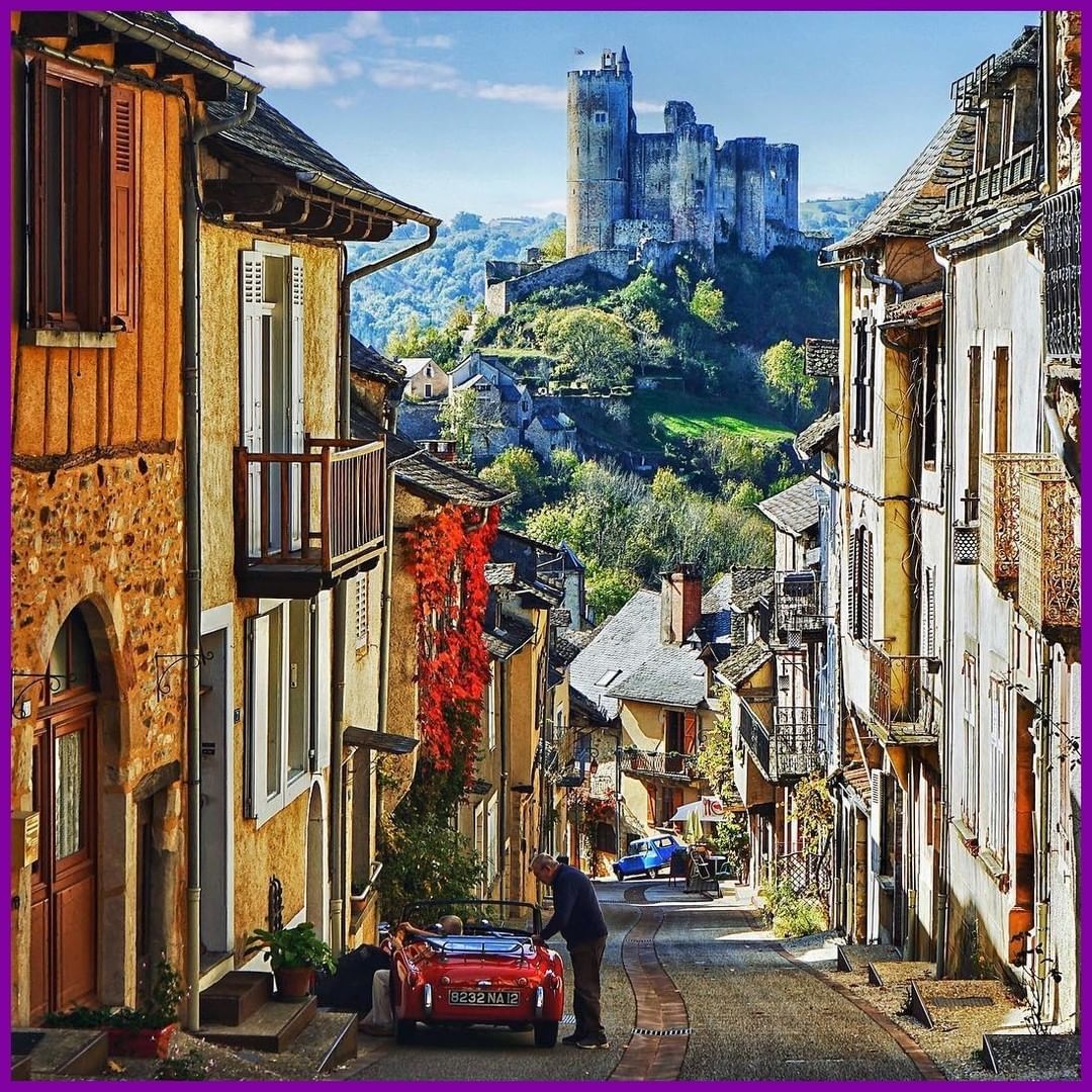 Village and fortress Najac. France - France, Travels, Locks, Fortress, Video, Longpost