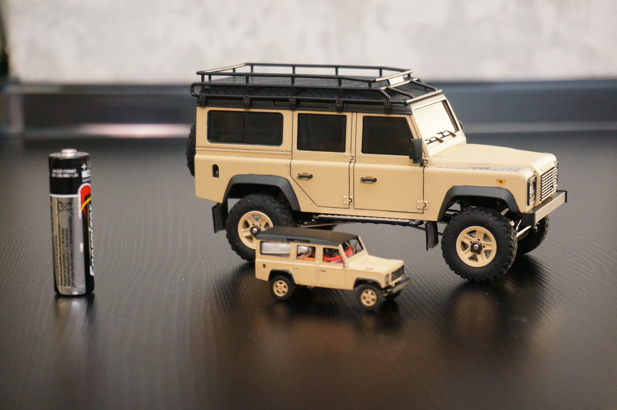 Внедорожник в масштабе 1:87. Land Rover Defender 110. Часть 2 - Моё, Радиоуправляемые модели, Радиоуправляемая машина, Длиннопост, Увлечение, Внедорожник, Масштабная модель, Рукоделие с процессом, Видео