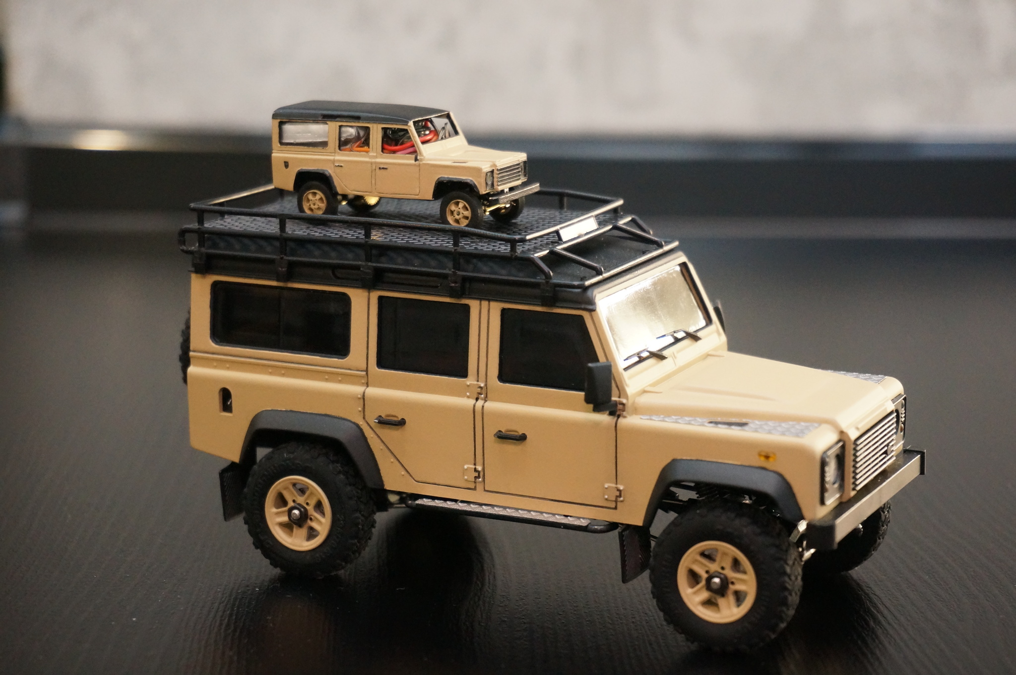 Внедорожник в масштабе 1:87. Land Rover Defender 110. Часть 2 - Моё, Радиоуправляемые модели, Радиоуправляемая машина, Длиннопост, Увлечение, Внедорожник, Масштабная модель, Рукоделие с процессом, Видео