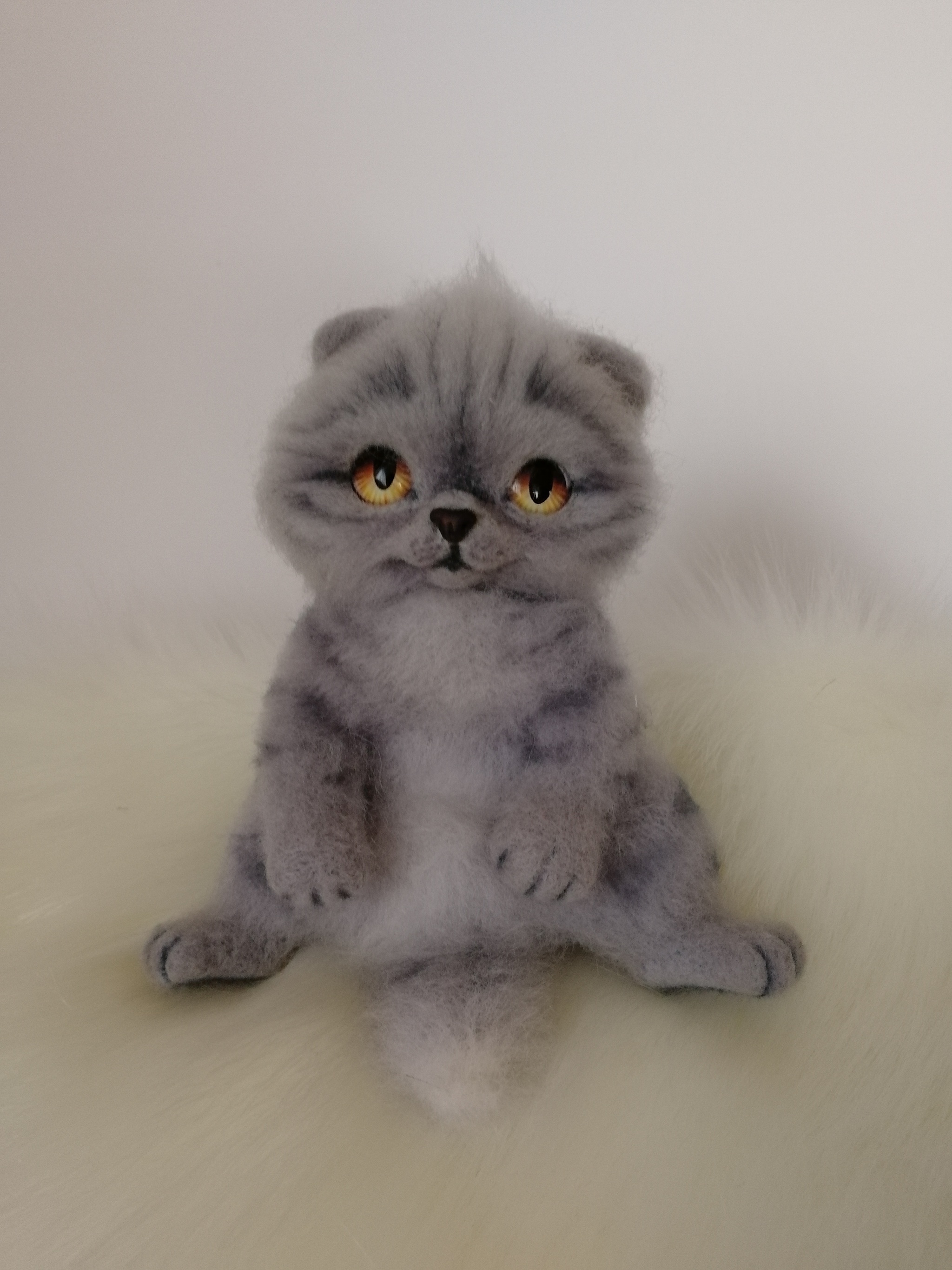 Catmania - My, cat, Dry felting, With your own hands, Handmade, Needlework without process, Longpost