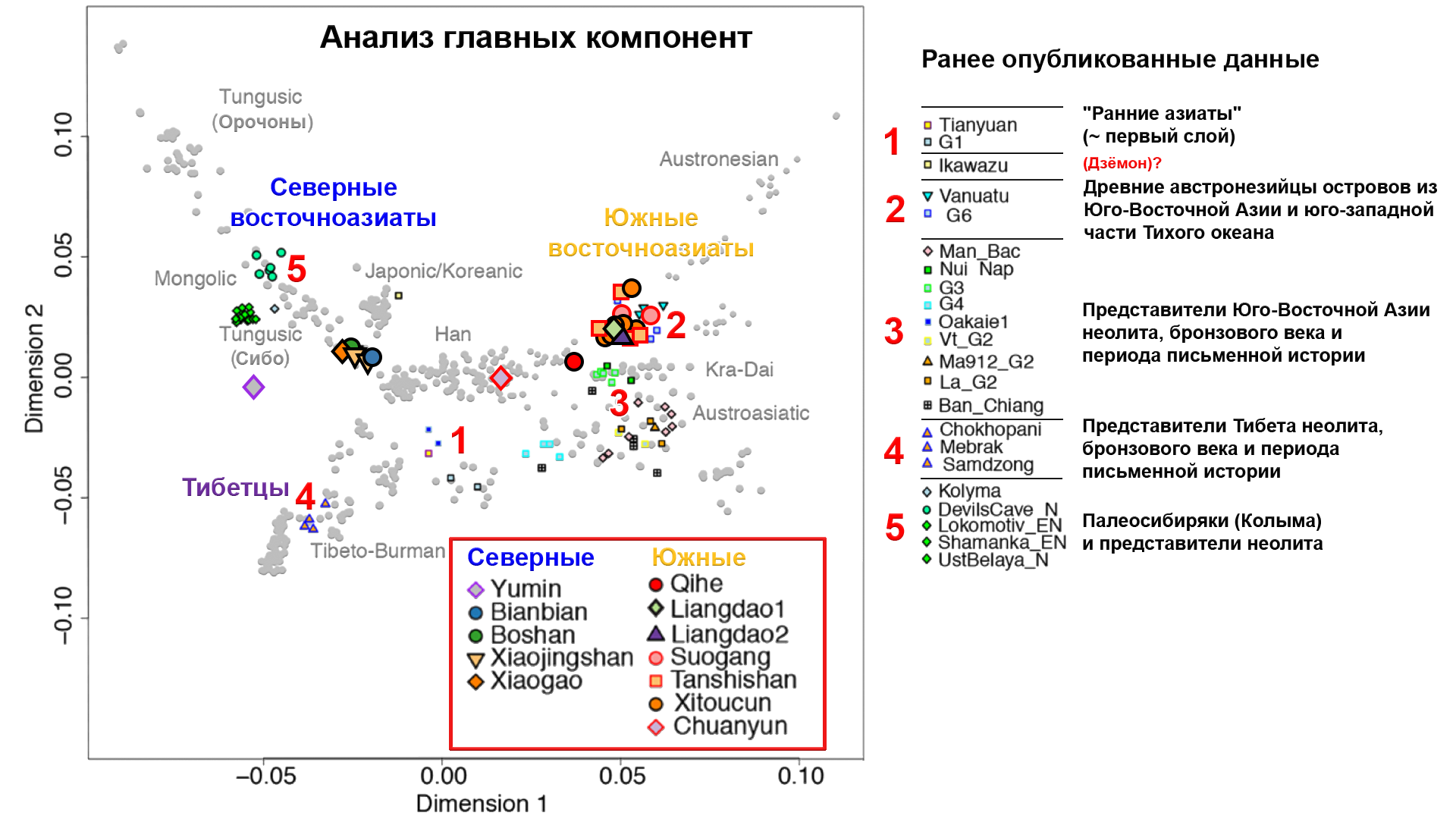 Генетическая история Восточной Азии (неолит) и распространение австронезийских языков - Моё, Наука, Популяционная генетика, Восточная Азия, Антропология, Видео, Длиннопост, Неолит, Китай, Азиаты, Гифка