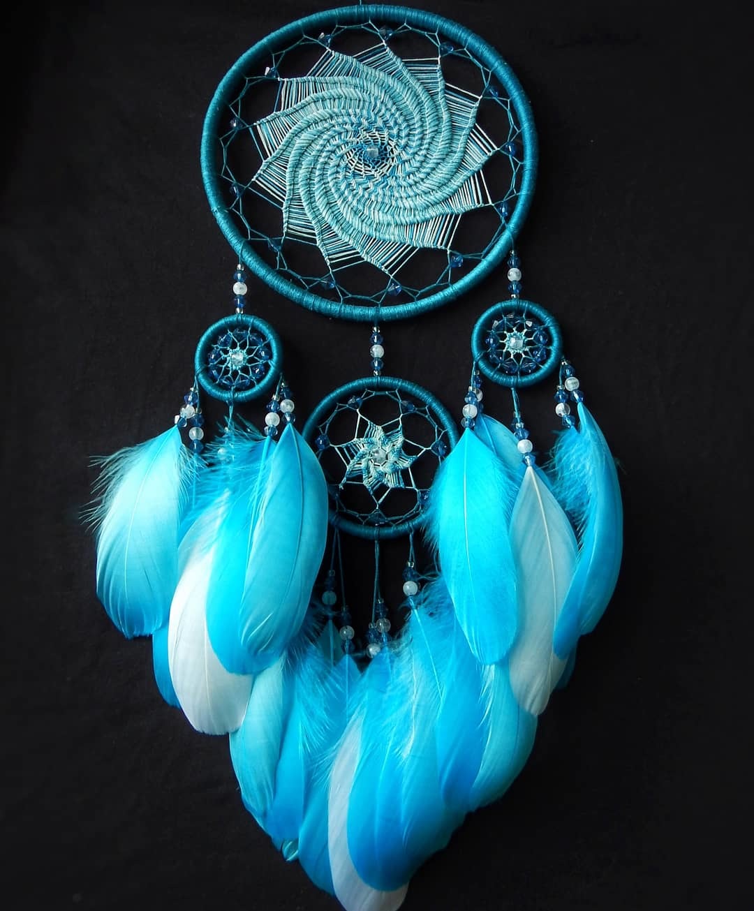 Dream catcher Whirlpool - My, Dreamcatcher, Maelstrom, beauty, The photo, Needlework without process, Handmade, Hobby, With your own hands, Longpost