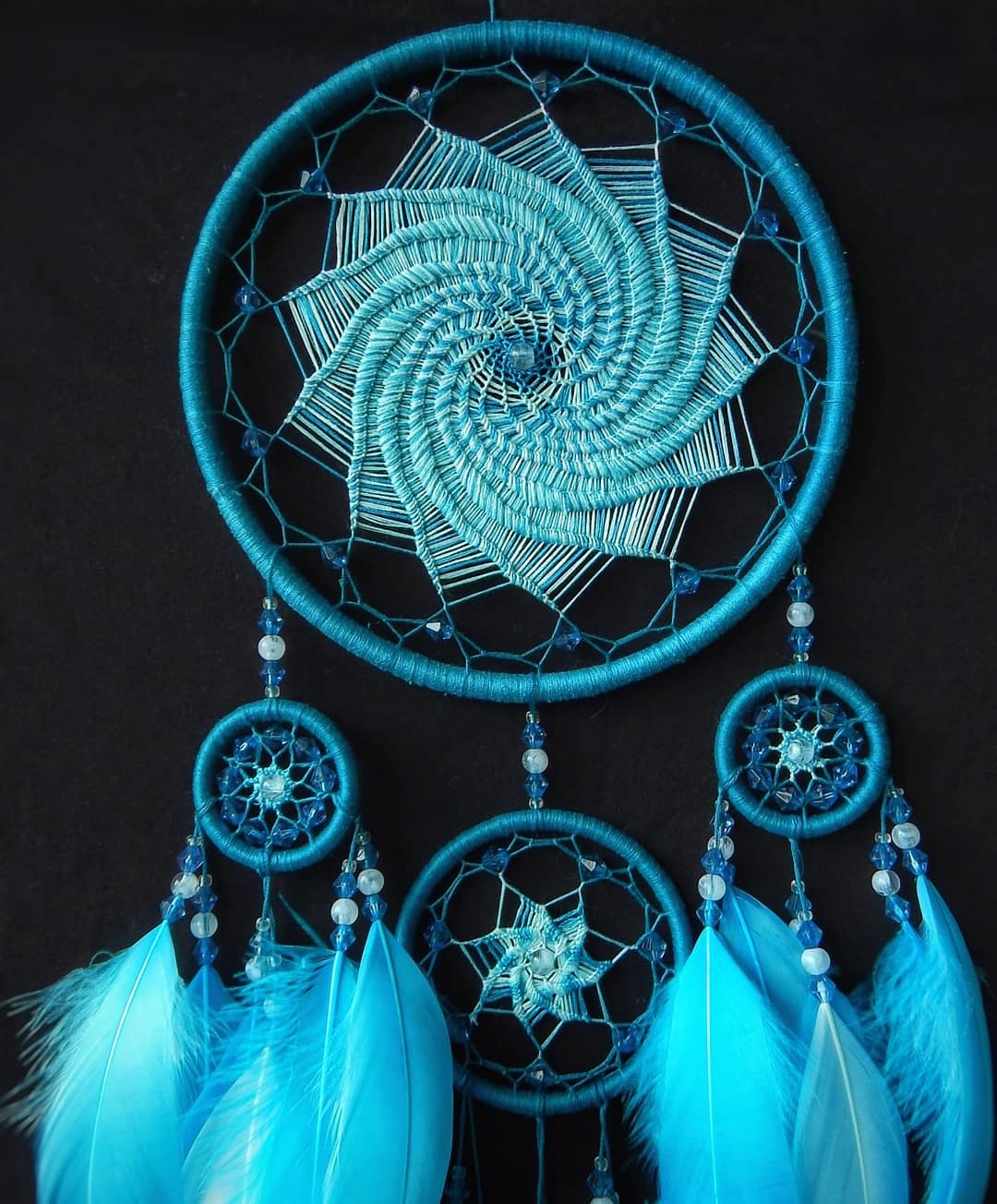 Dream catcher Whirlpool - My, Dreamcatcher, Maelstrom, beauty, The photo, Needlework without process, Handmade, Hobby, With your own hands, Longpost