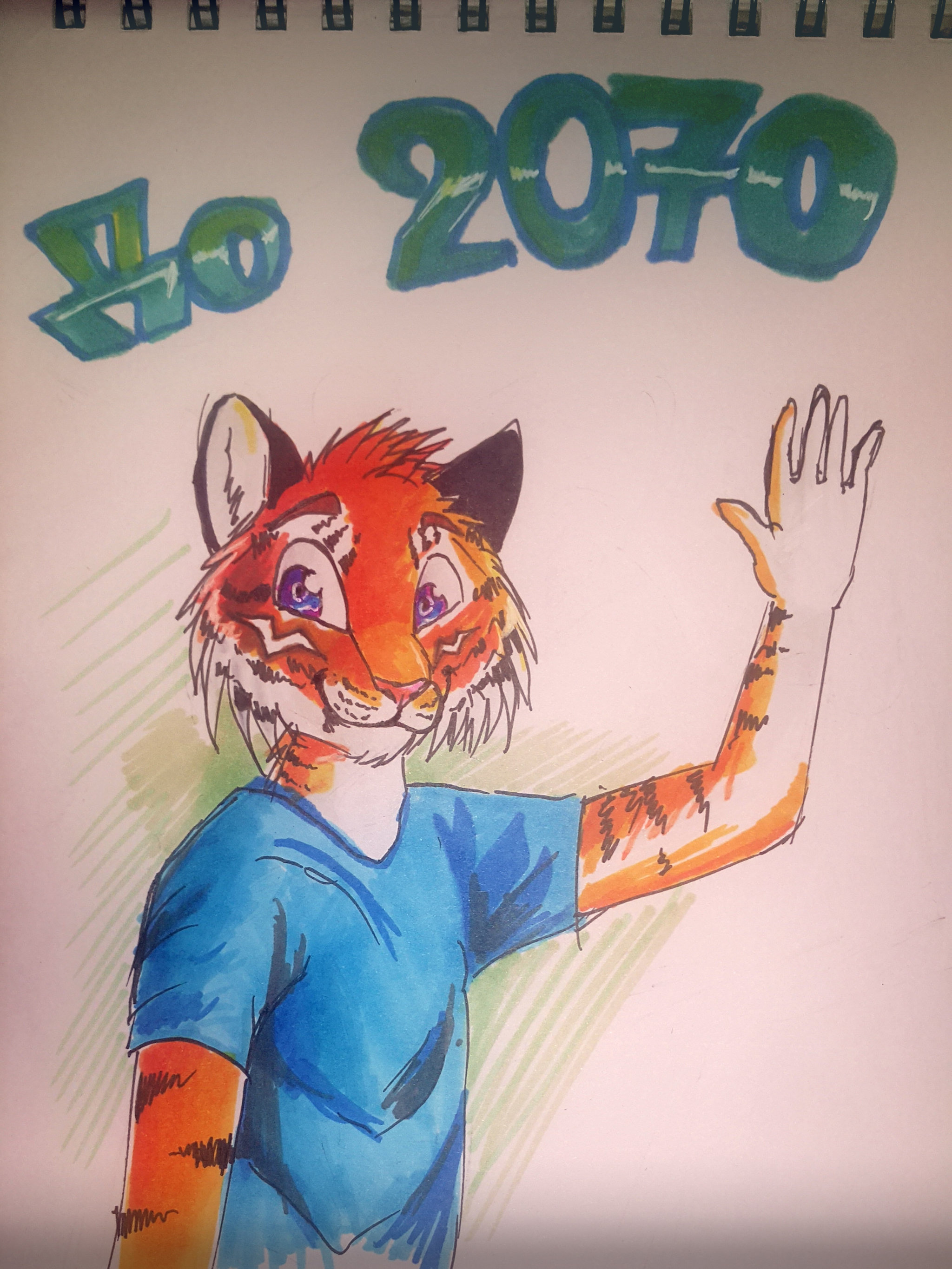 News - My, Furry, Art, Sketch, Tiger, Marker, Bug, Furry tiger, Furry Tiger (artist)