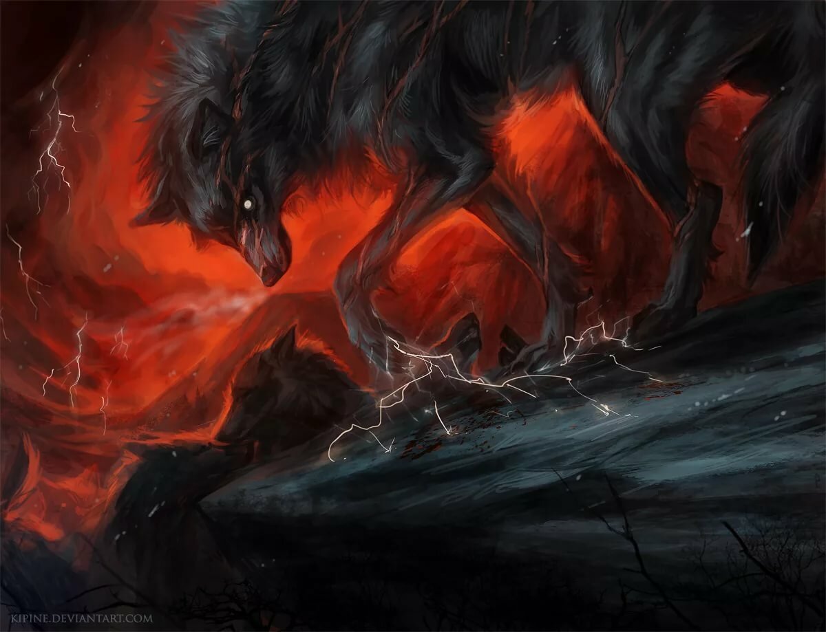 Wargs - hounds of darkness - My, Scandinavia, Mythology, Scandinavian mythology, Video, Longpost