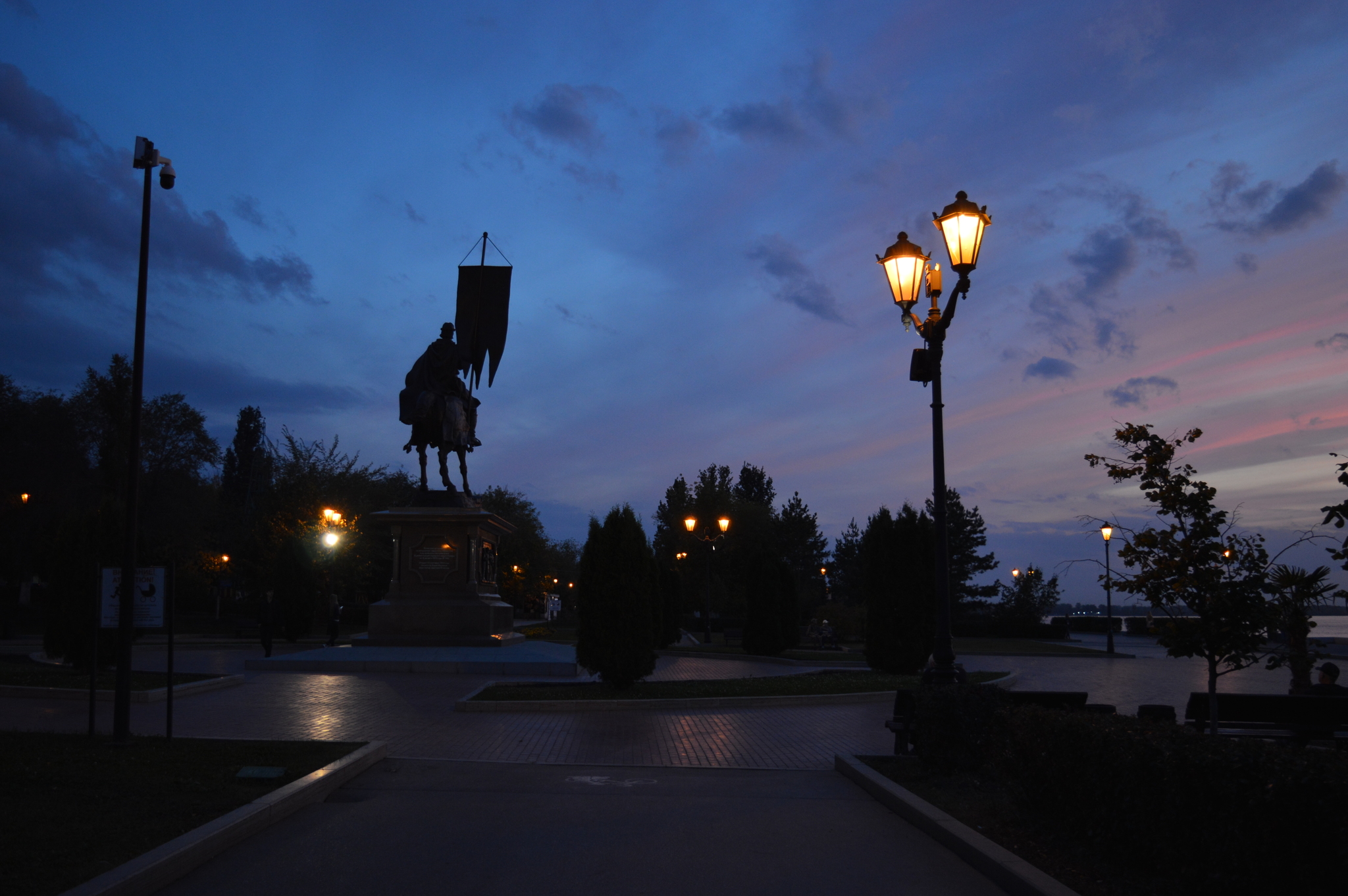 Embankment of Samara in September 2019 - My, Samara, Embankment, The photo, Mobile photography, Nikon, Sunset, Sky, Tourism, Longpost