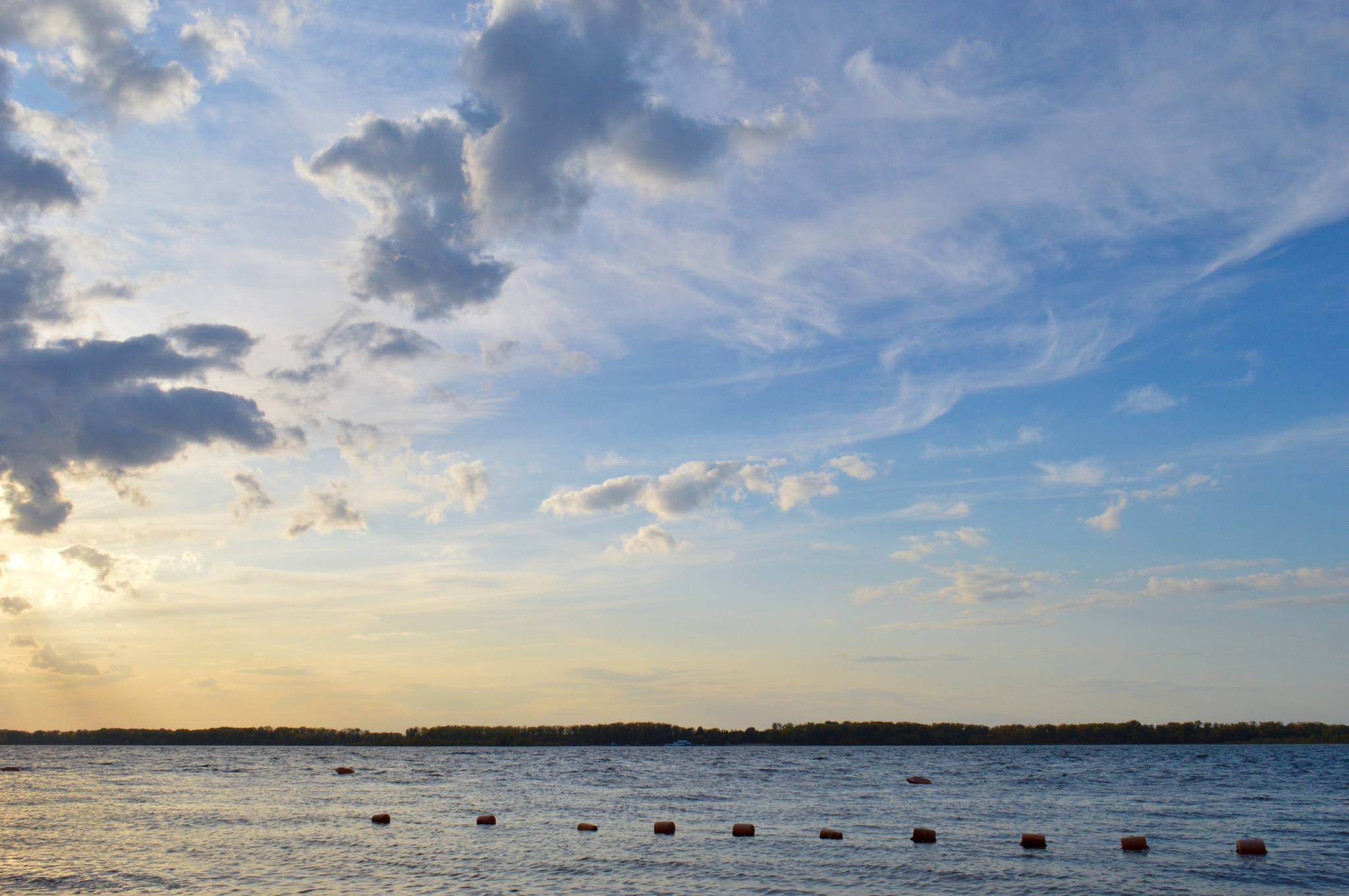 Embankment of Samara in September 2019 - My, Samara, Embankment, The photo, Mobile photography, Nikon, Sunset, Sky, Tourism, Longpost