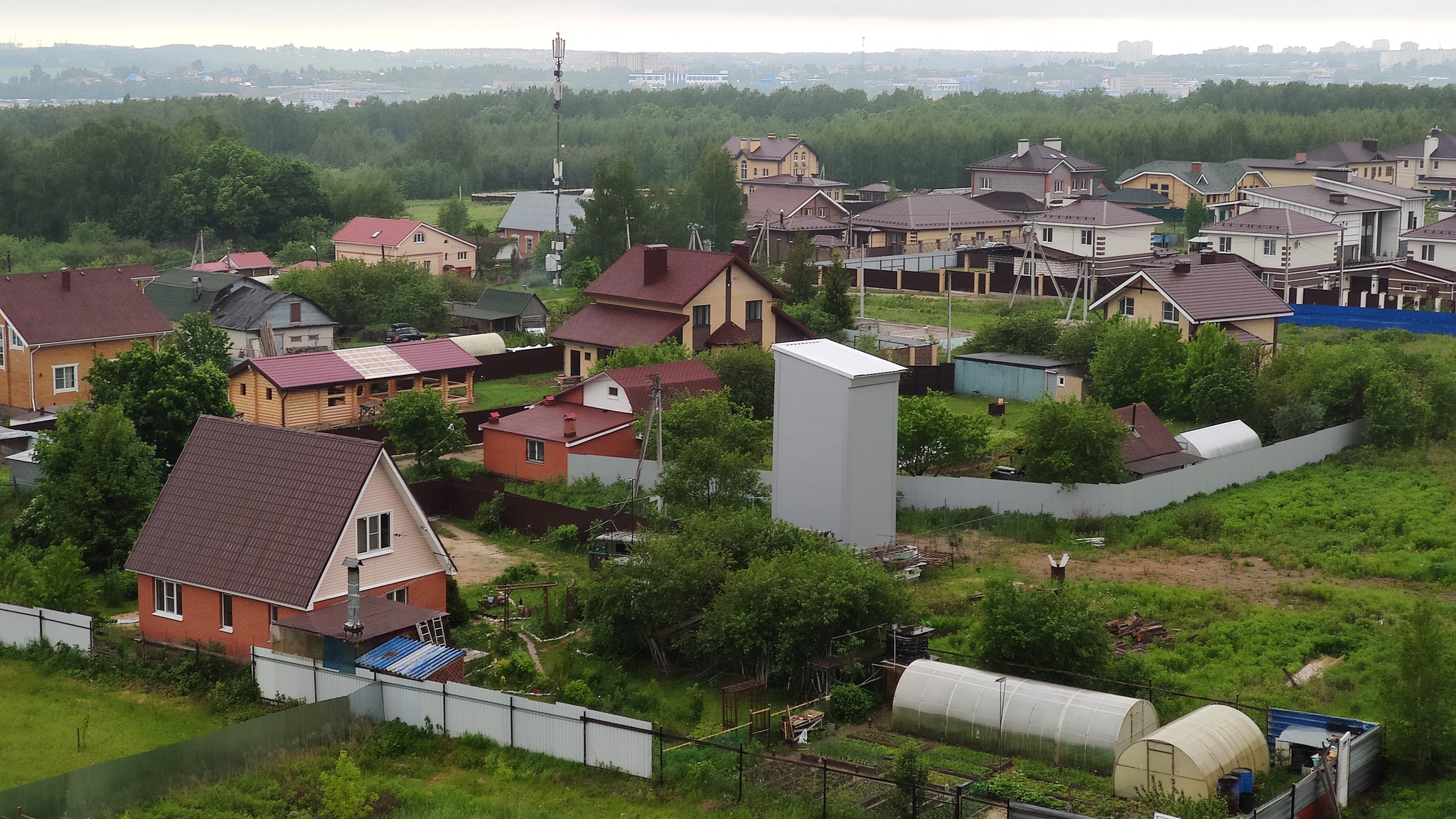 Сельский туалет - Туалет, Постройки, Что это?, Вид из окна, Мобильная фотография, Длиннопост