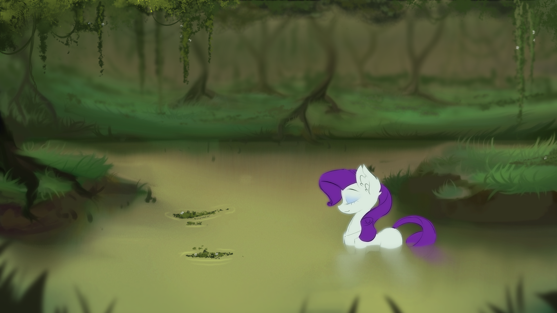 What did she forget in the swamp? - My little pony, Rarity