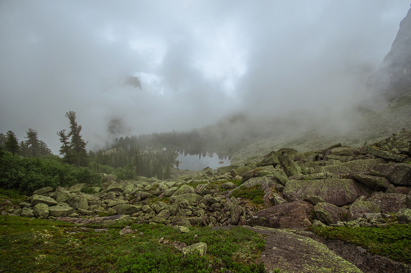 So I touched the clouds with my hands - Ergaki, Travels, Landscape, The photo, Fog, Holidays in Russia, Camping, Wild tourism, Longpost