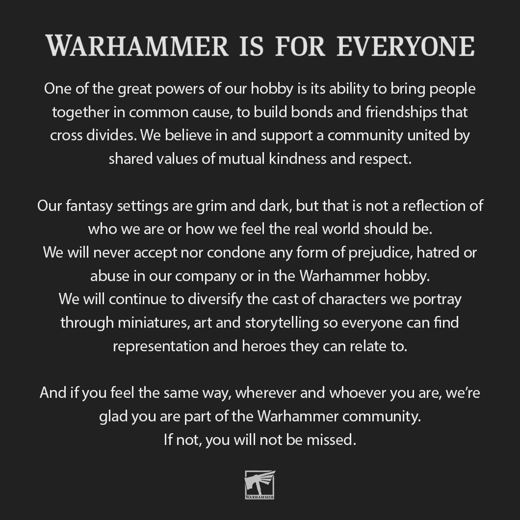 Послание от Games Workshop | Пикабу