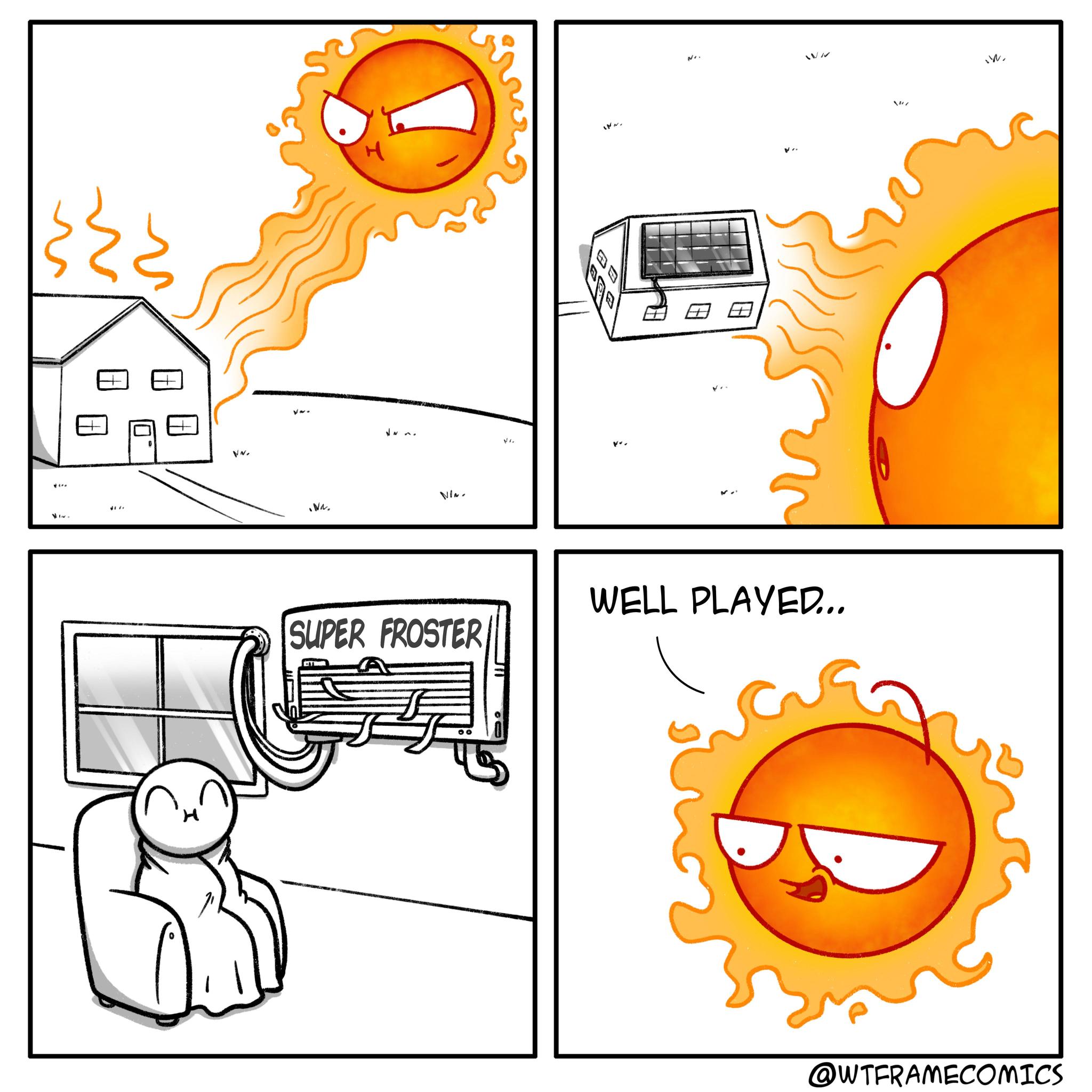 Zhareshnoye - Heat, The sun, Comics