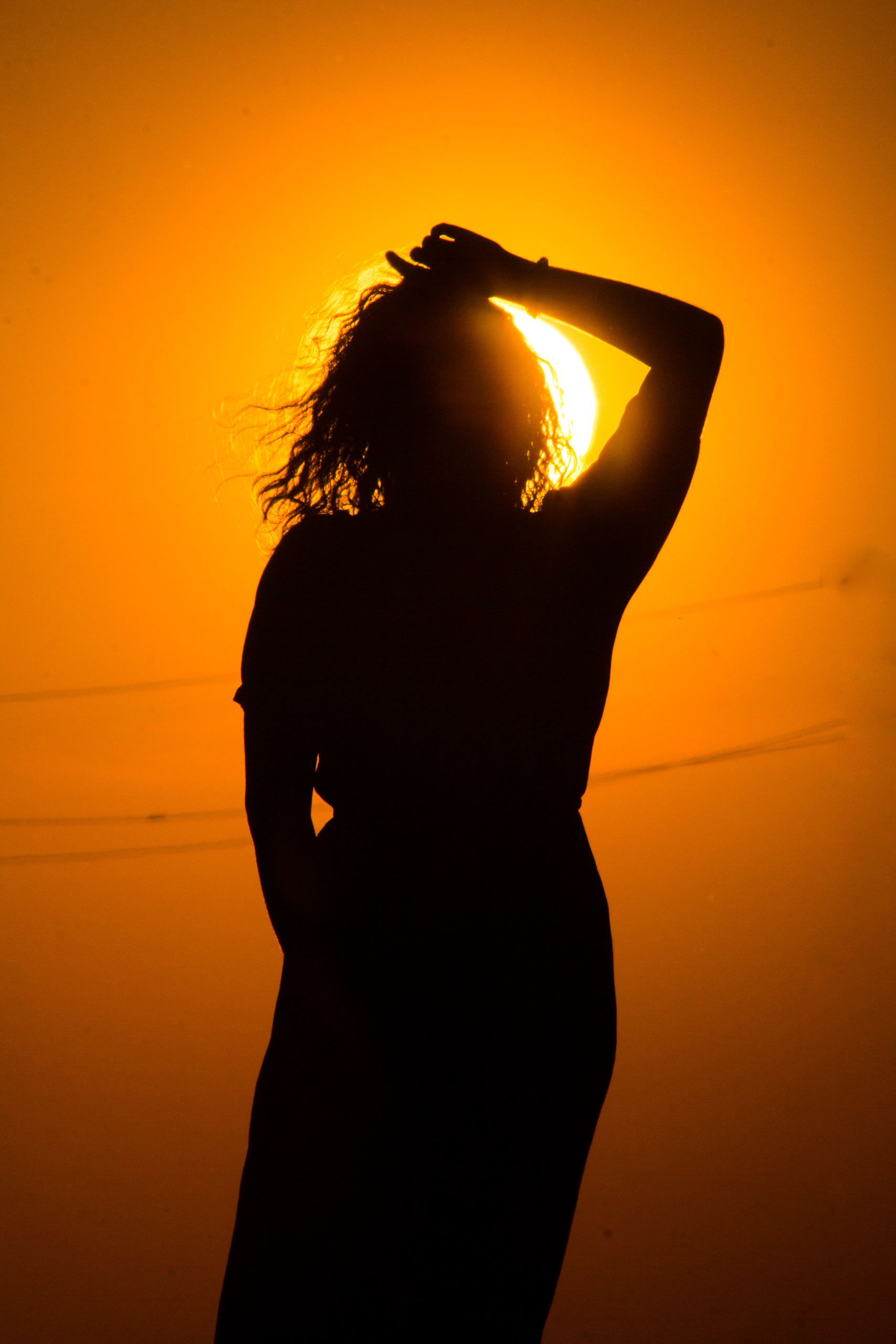 Sunny post - My, The photo, Sunset, Beautiful girl, Jupiter 21M, Canon, Longpost