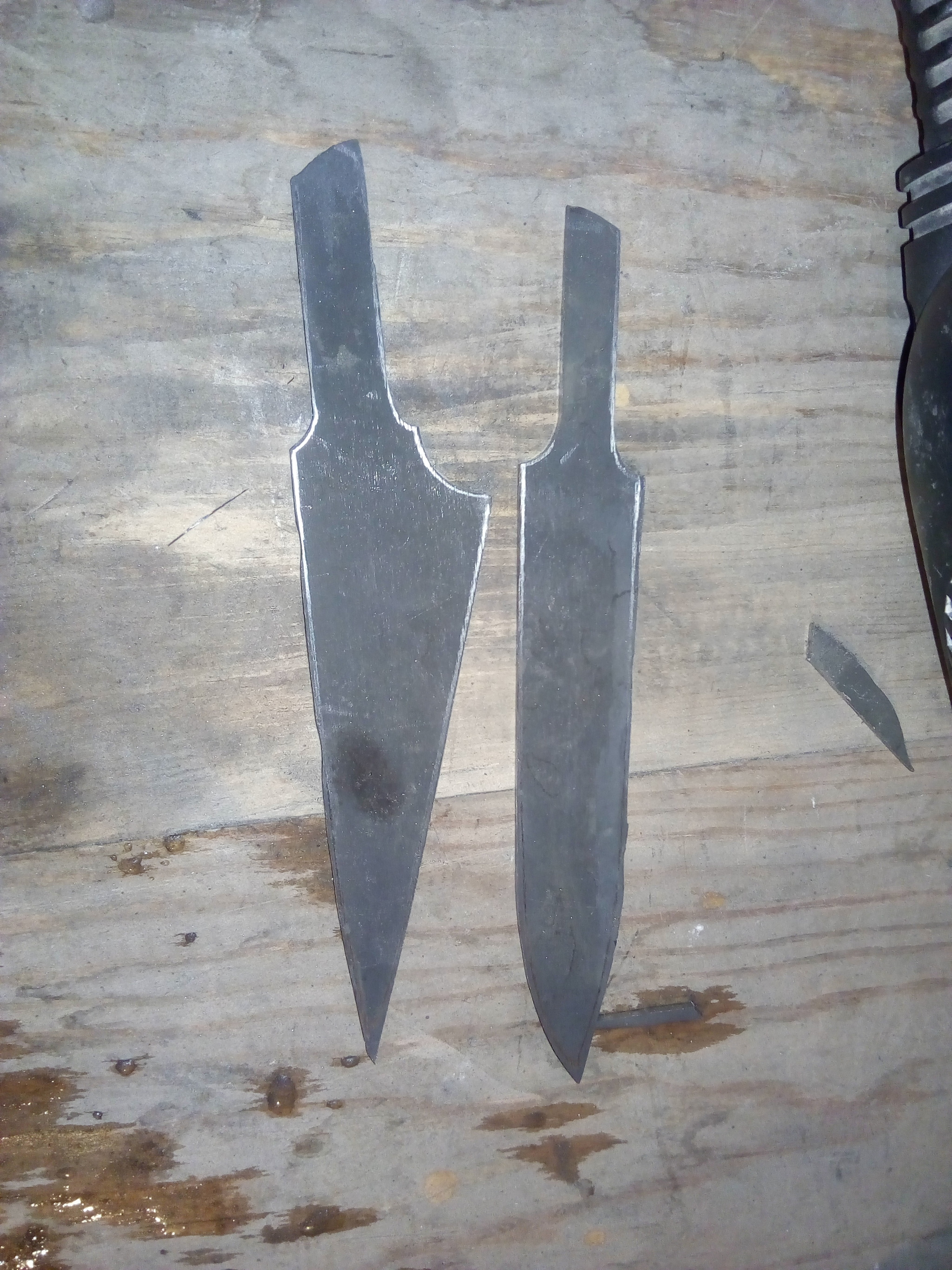 Two kitchen knives - My, Knife, Needlework with process, Kitchen knives, Longpost