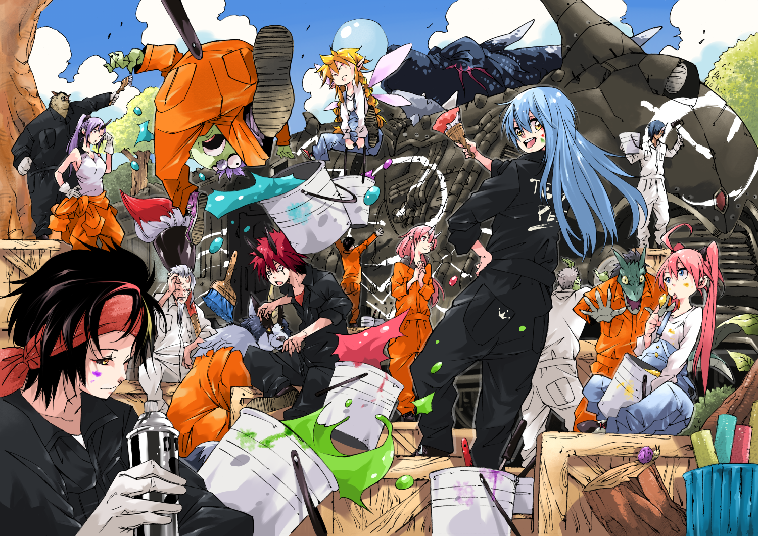 Explore the Best Tensei_shitara_slime_datta_ken Art