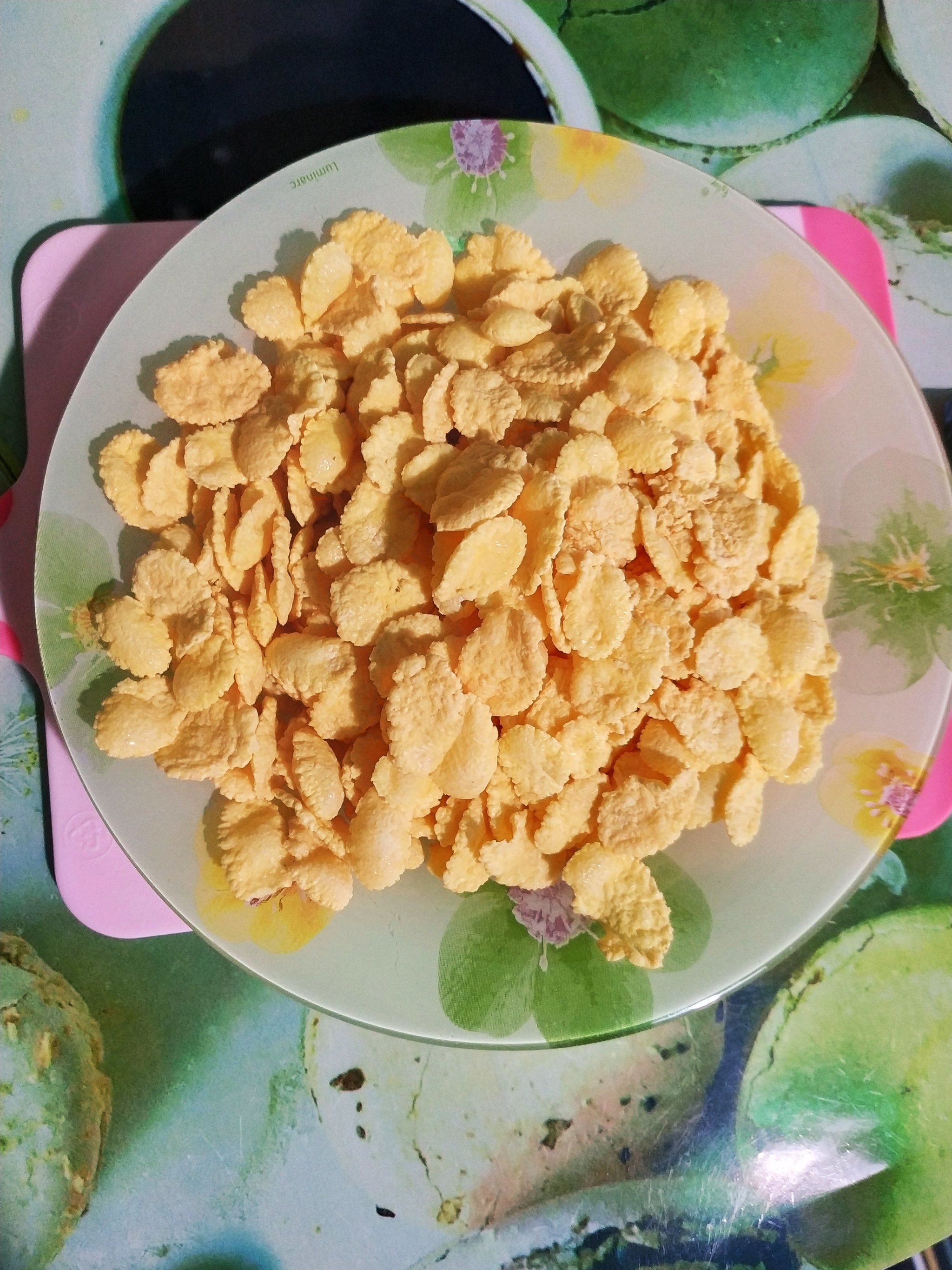Десерт из кукурузных палочек